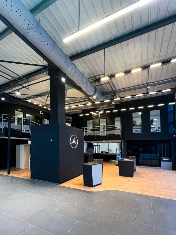Mercedes showroom