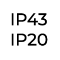IP43-IP20