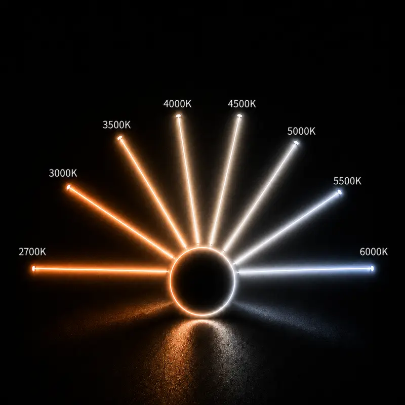 Temp&eacute;rature de couleur : comment choisir la teinte de lumi&egrave;re la mieux adapt&eacute;e &agrave; chaque pi&egrave;ce
