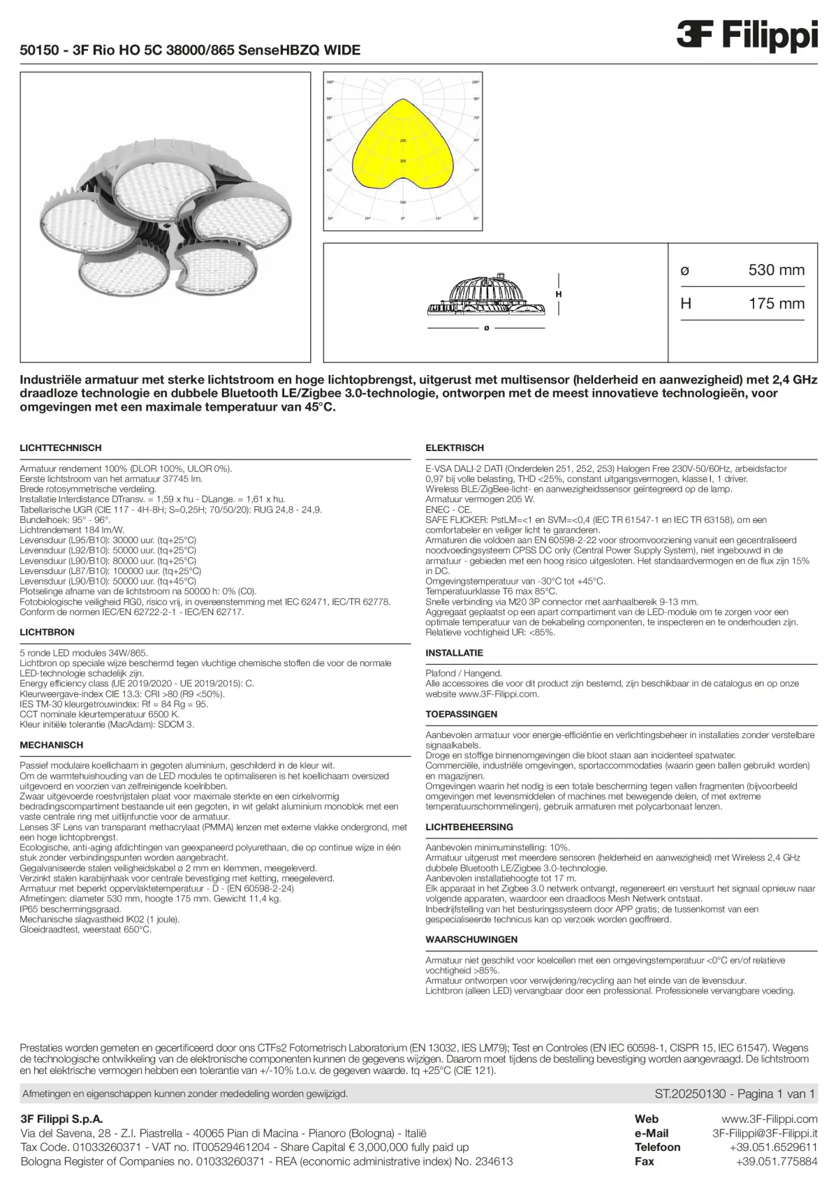 50150 - 3F Rio HO 5C 38000-865 SenseHBZQ WIDE - Datasheet - nl