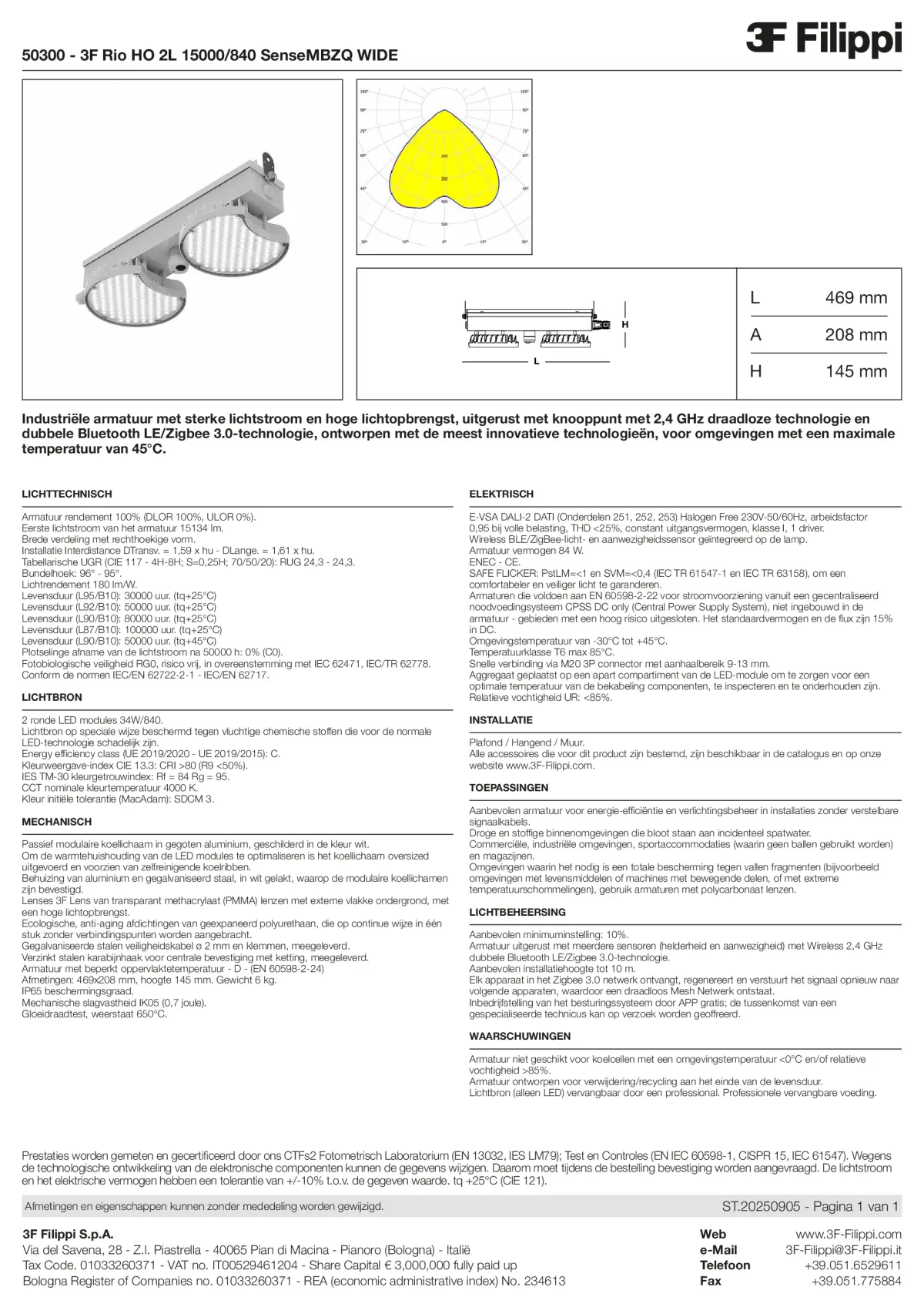 50300 - 3F Rio HO 2L 15000-840 SenseMBZQ WIDE - Datasheet - nl
