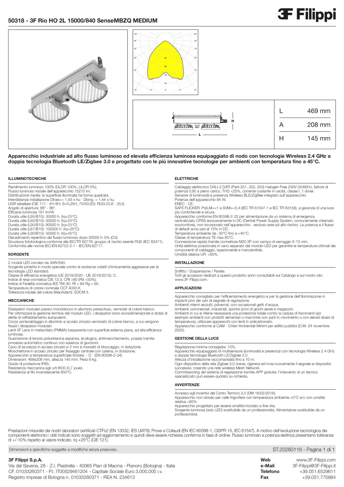 50318 - 3F Rio HO 2L 15000-840 SenseMBZQ MEDIUM - Datasheet - it