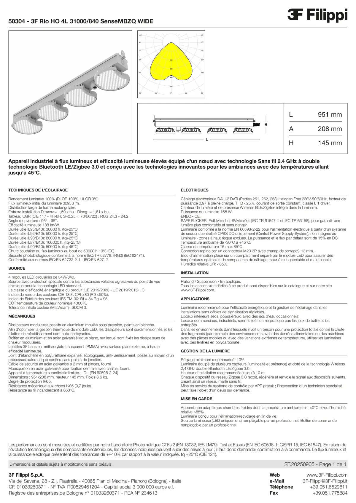 50304 - 3F Rio HO 4L 31000-840 SenseMBZQ WIDE - Datasheet - fr