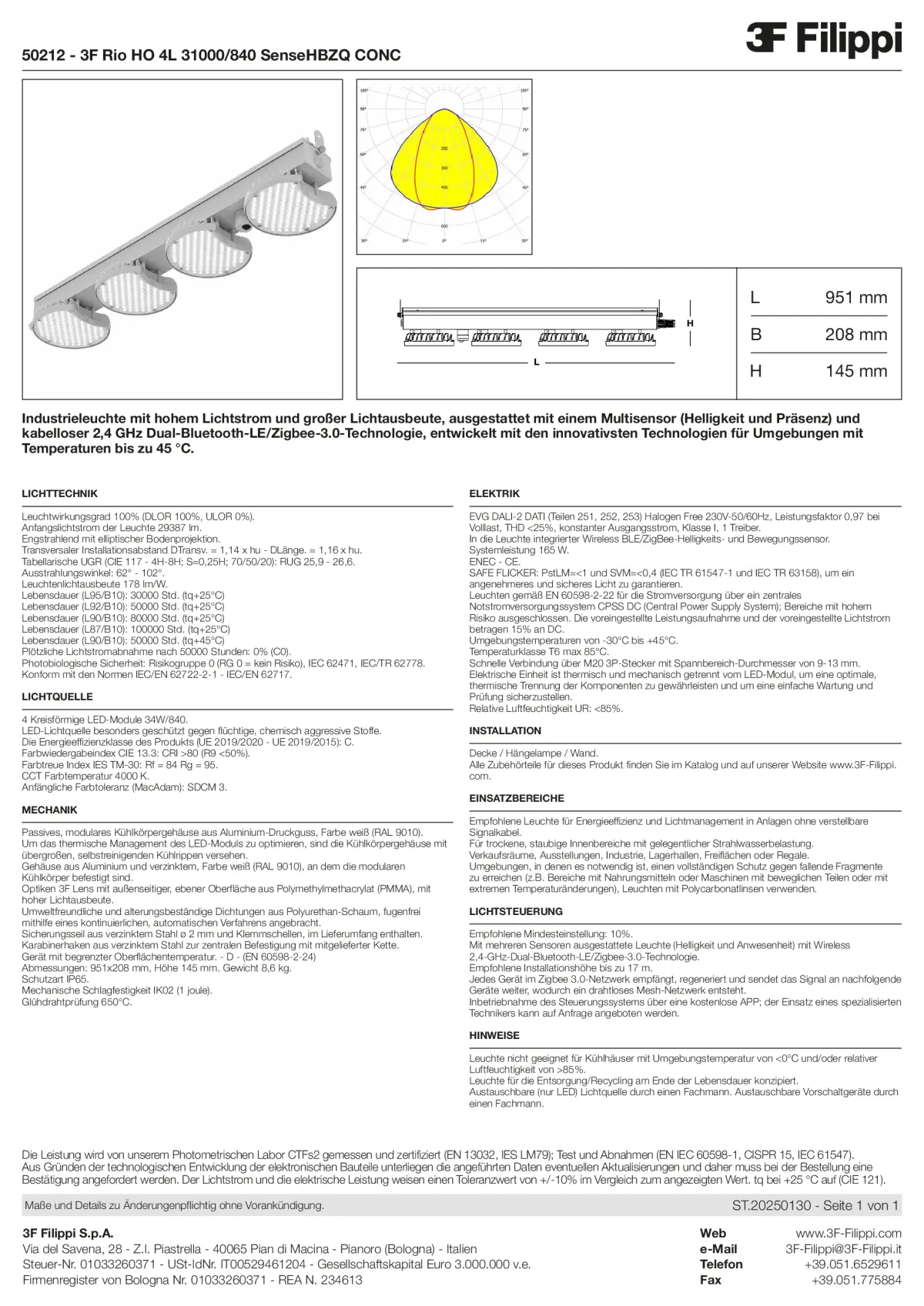 50212 - 3F Rio HO 4L 31000-840 SenseHBZQ CONC - Datasheet - de