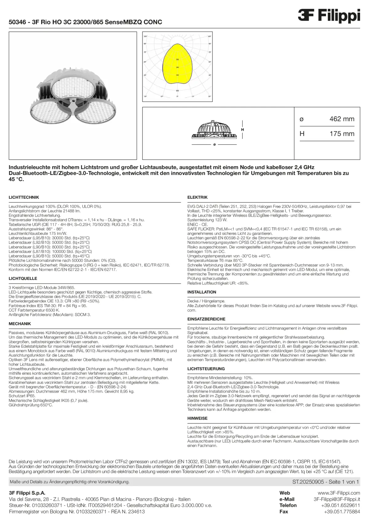 50346 - 3F Rio HO 3C 23000-865 SenseMBZQ CONC - Datasheet - de