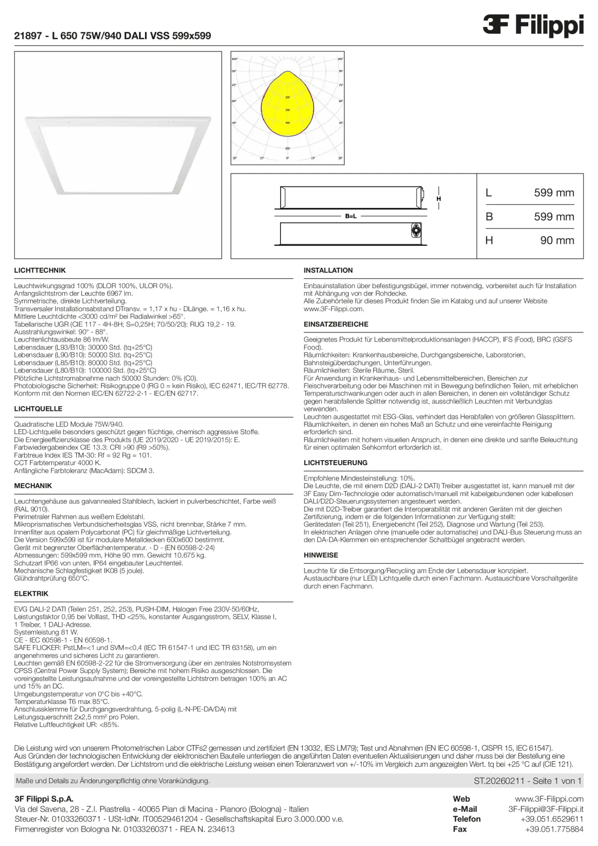 21897 - L 650 75W-940 DALI VSS 599x599 - Datasheet - de