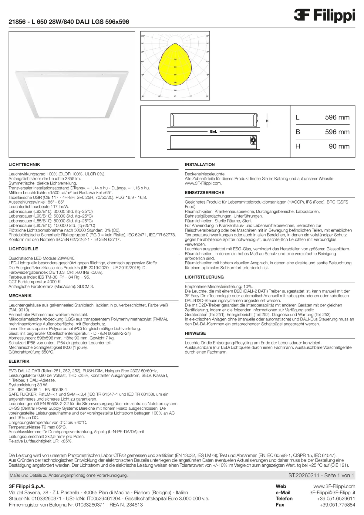 21856 - L 650 28W-840 DALI LGS 596x596 - Datasheet - de