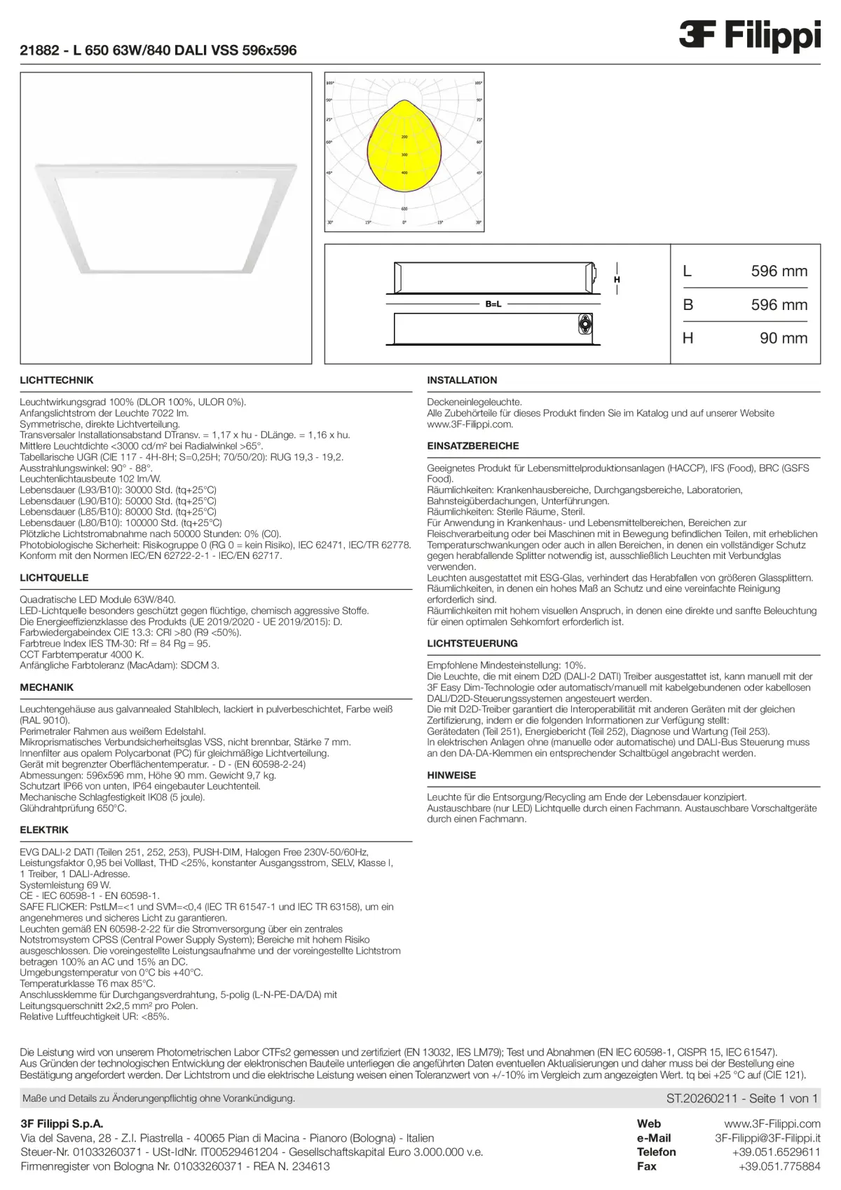 21882 - L 650 63W-840 DALI VSS 596x596 - Datasheet - de