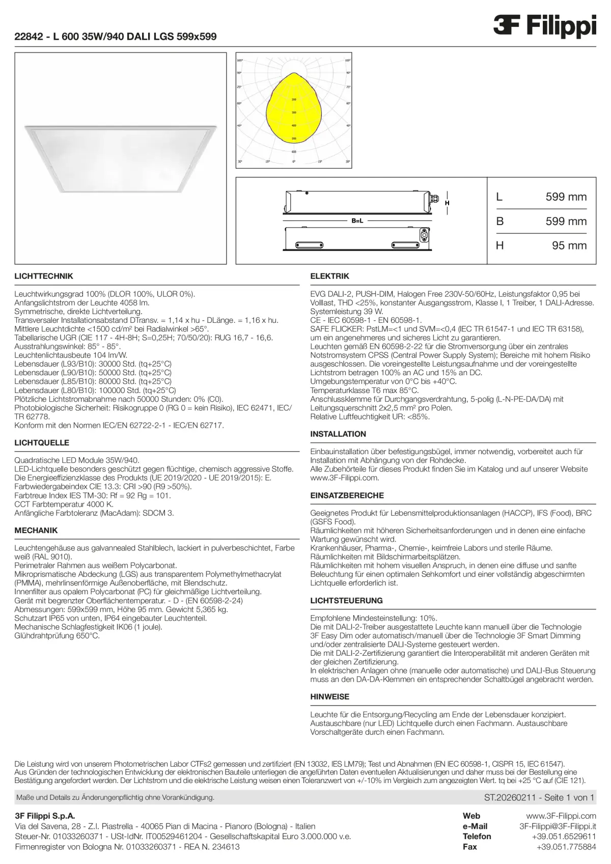 22842 - L 600 35W-940 DALI LGS 599x599 - Datasheet - de