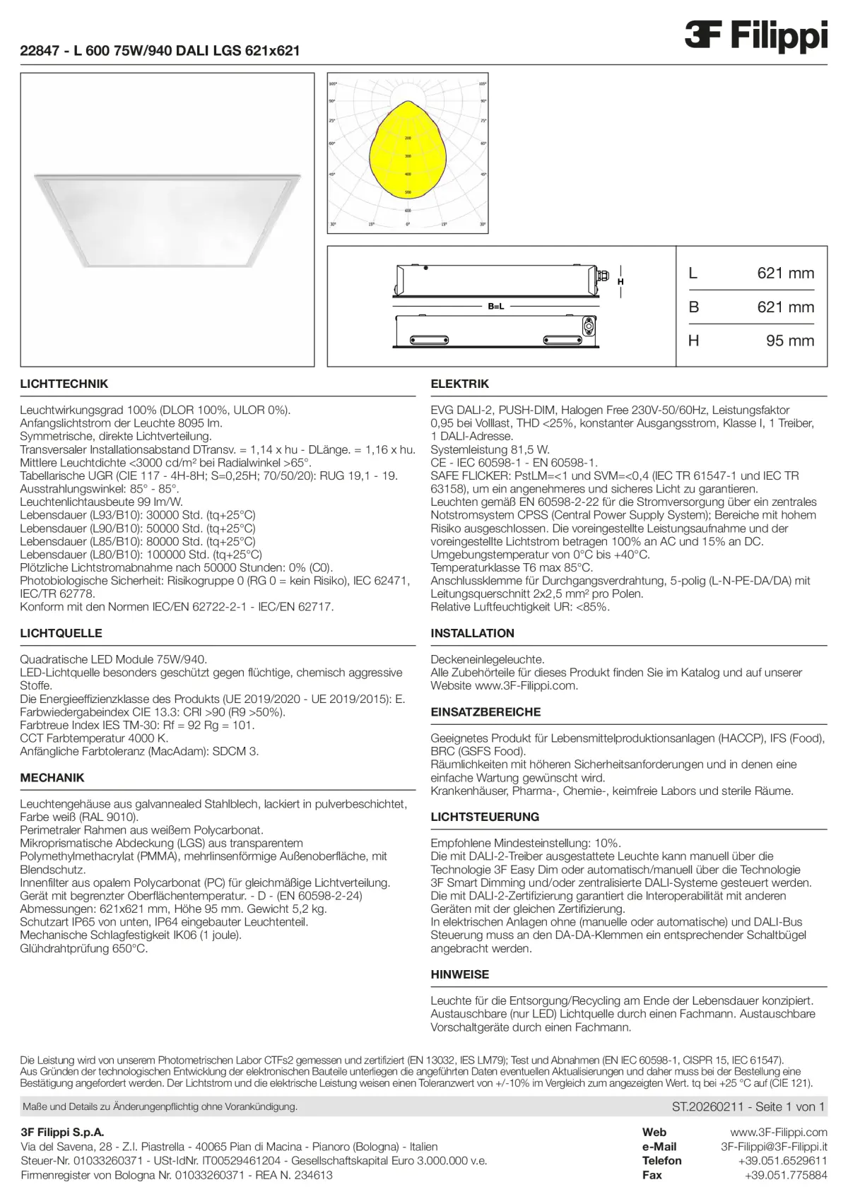 22847 - L 600 75W-940 DALI LGS 621x621 - Datasheet - de