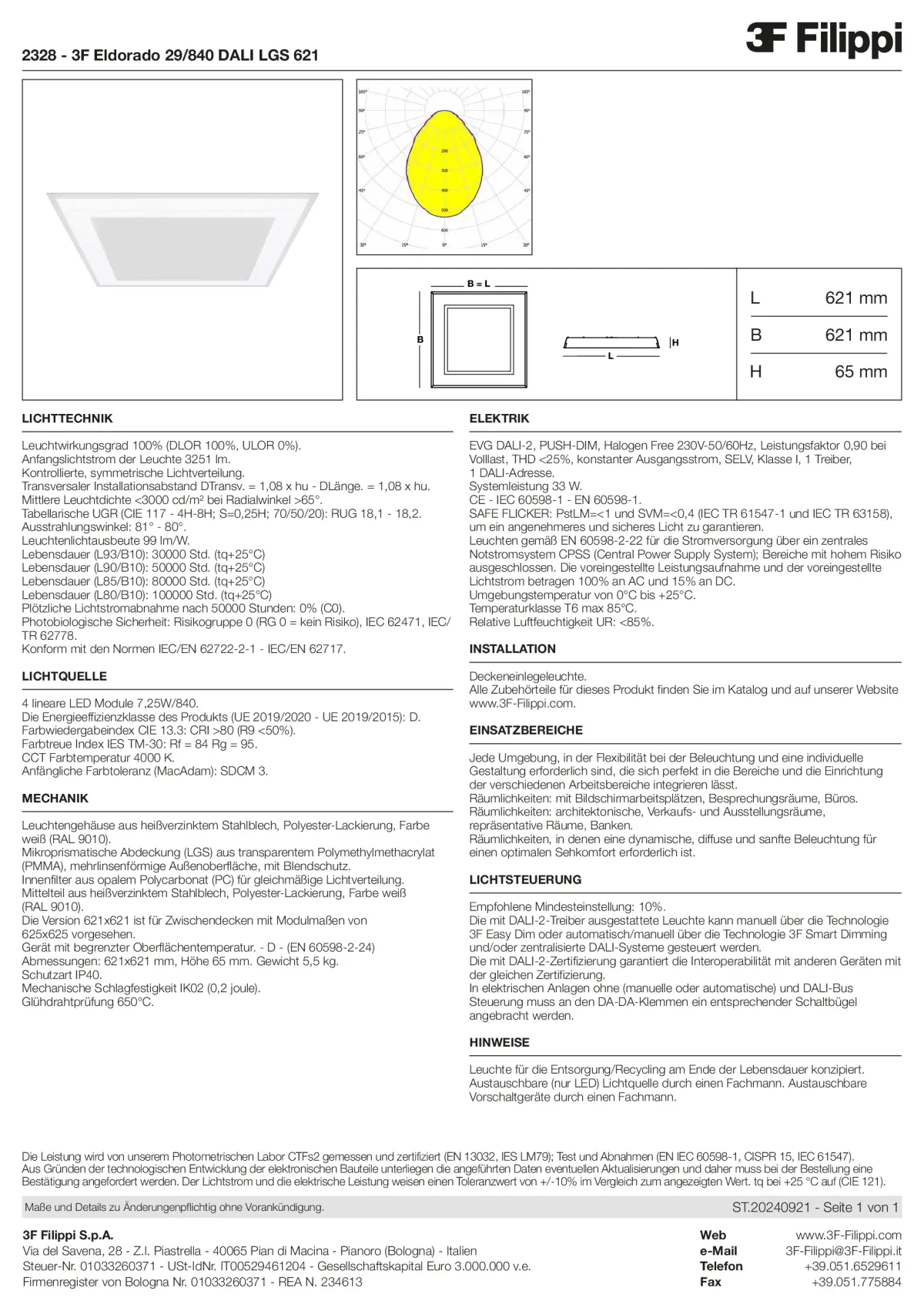 2328 - 3F Eldorado 29-840 DALI LGS 621 - Datasheet - de
