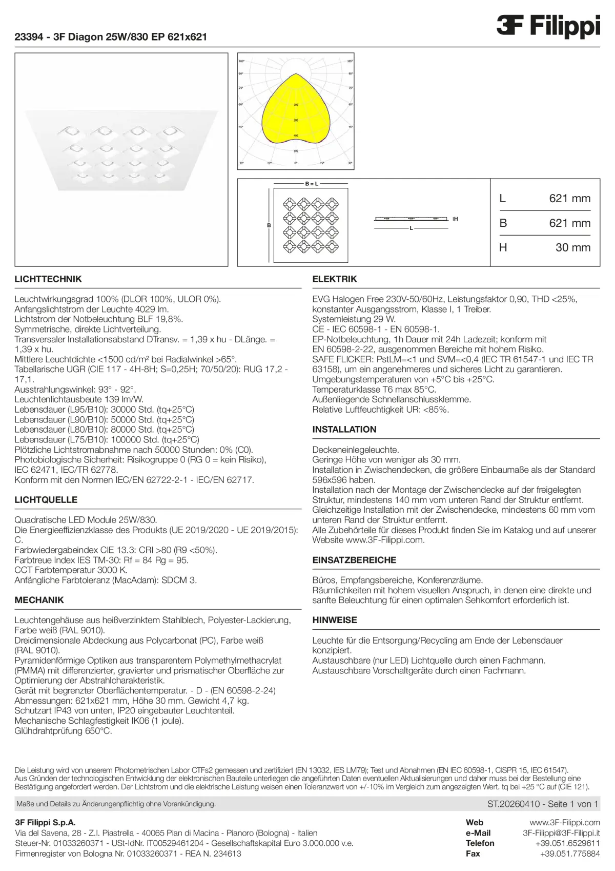 23394 - 3F Diagon 25W-830 EP 621x621 - Datasheet - de