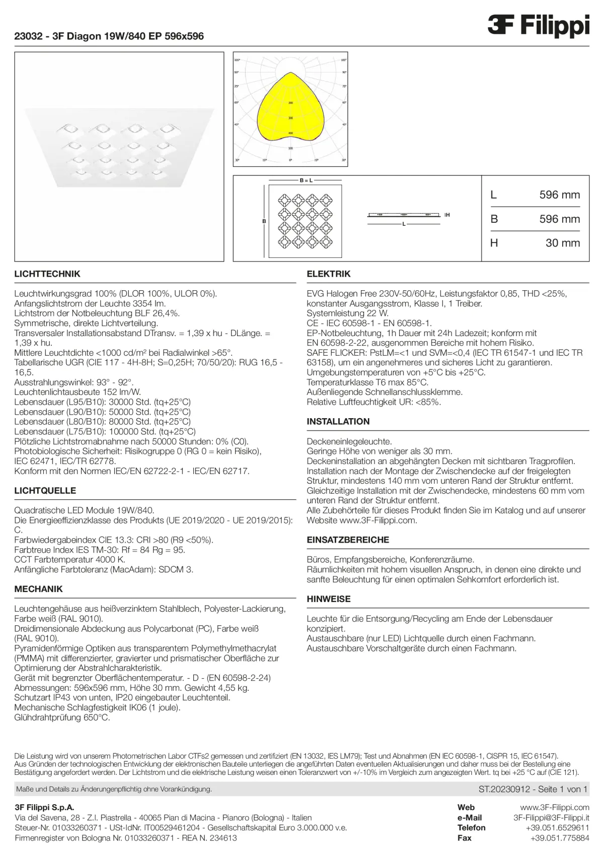 23032 - 3F Diagon 19W-840 EP 596x596 - Datasheet - de