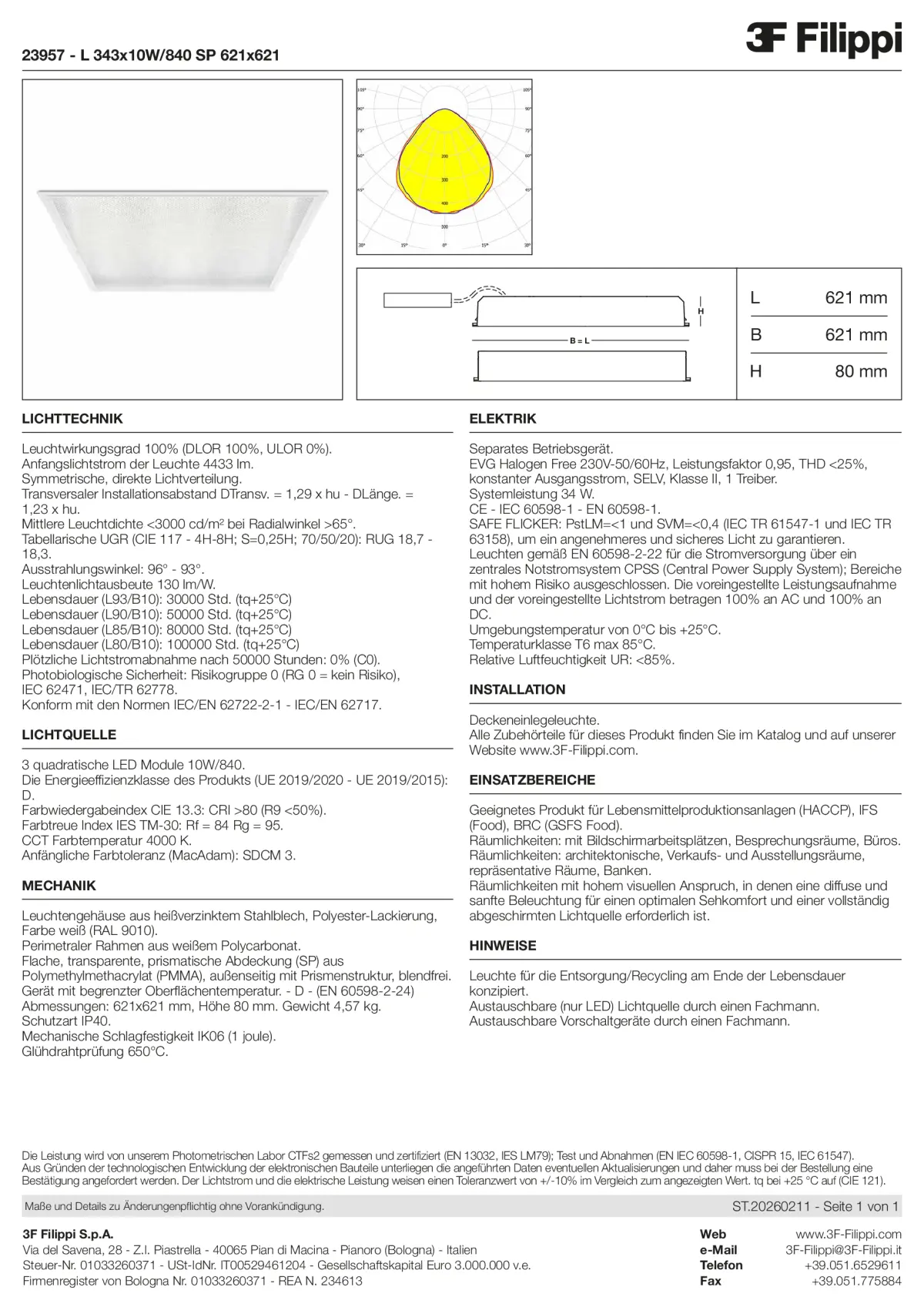 23957 - L 343x10W-840 SP 621x621 - Datasheet - de