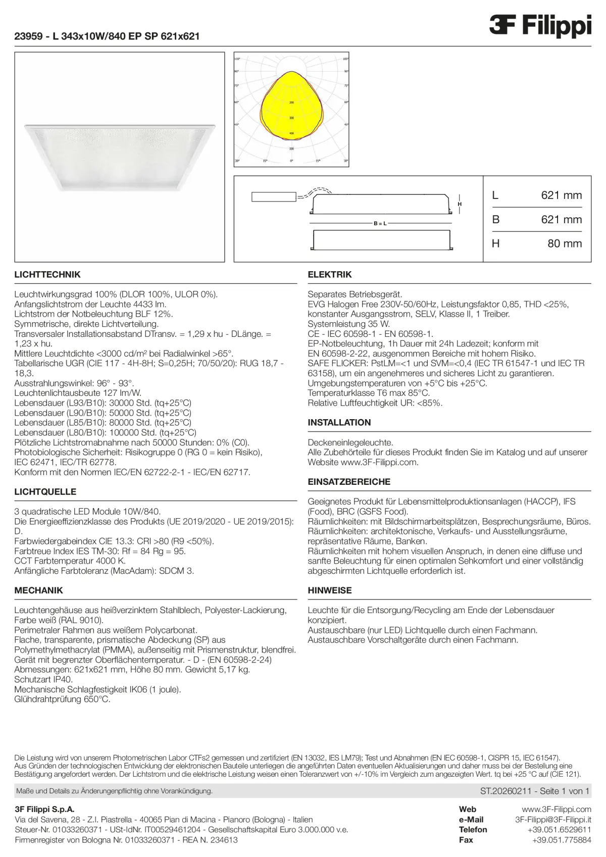 23959 - L 343x10W-840 EP SP 621x621 - Datasheet - de