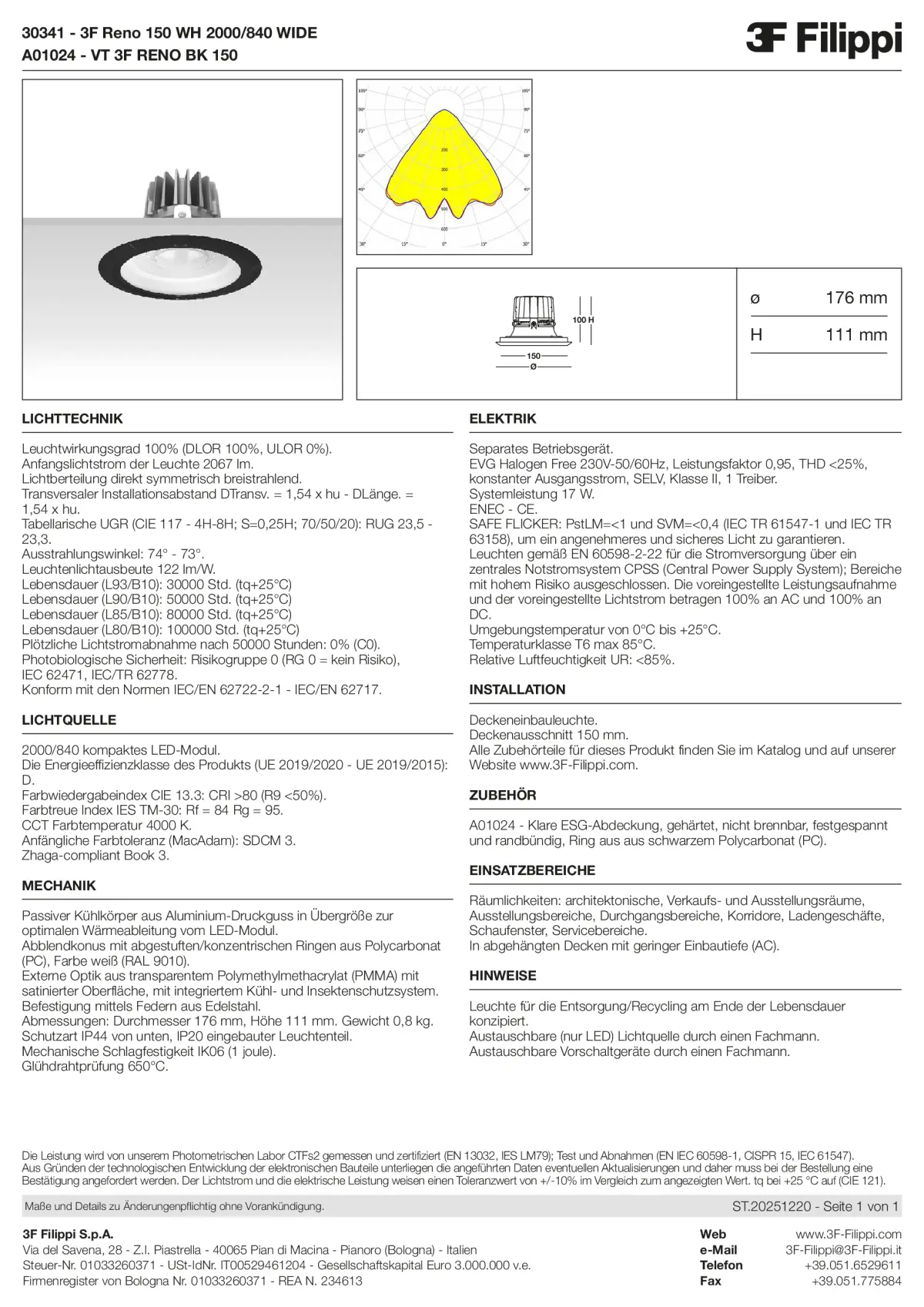 30341+A01024 - 3F Reno 150 WH 2000-840 WIDE + VT BK - Datasheet - de