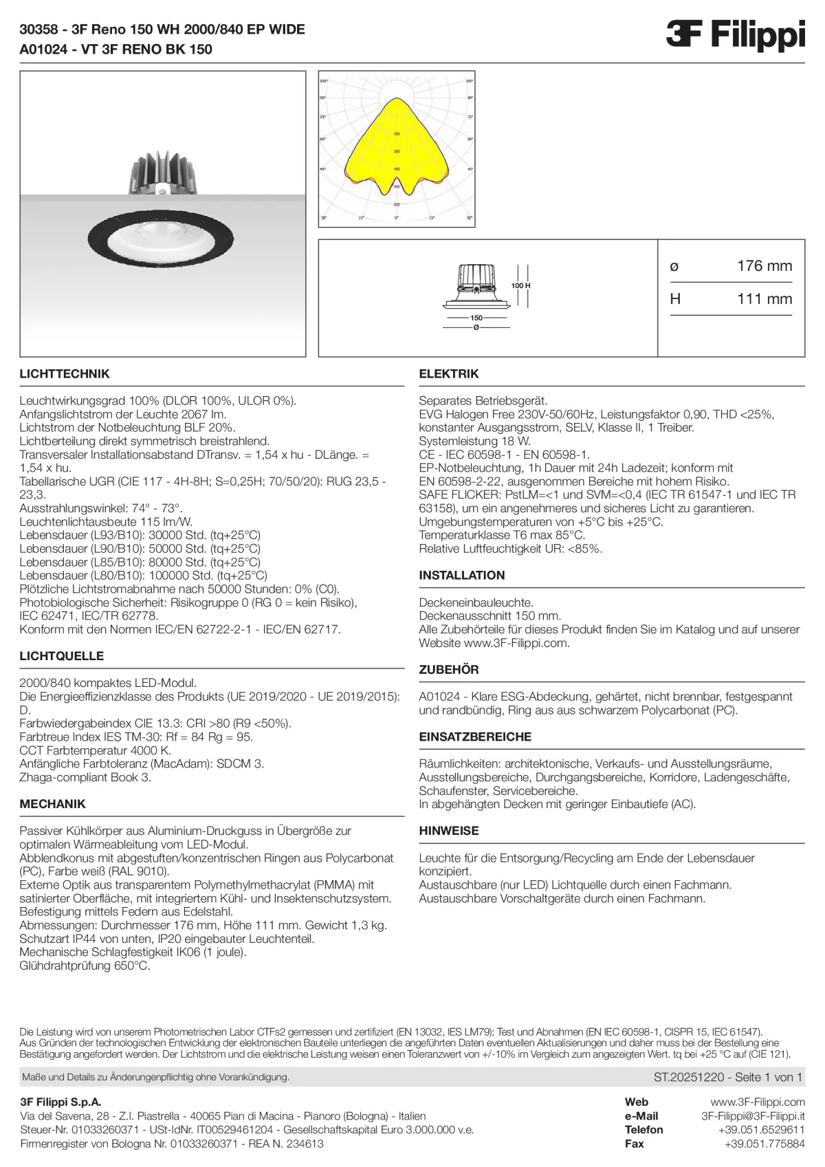 30358+A01024 - 3F Reno 150 WH 2000-840 EP WIDE + VT BK - Datasheet - de