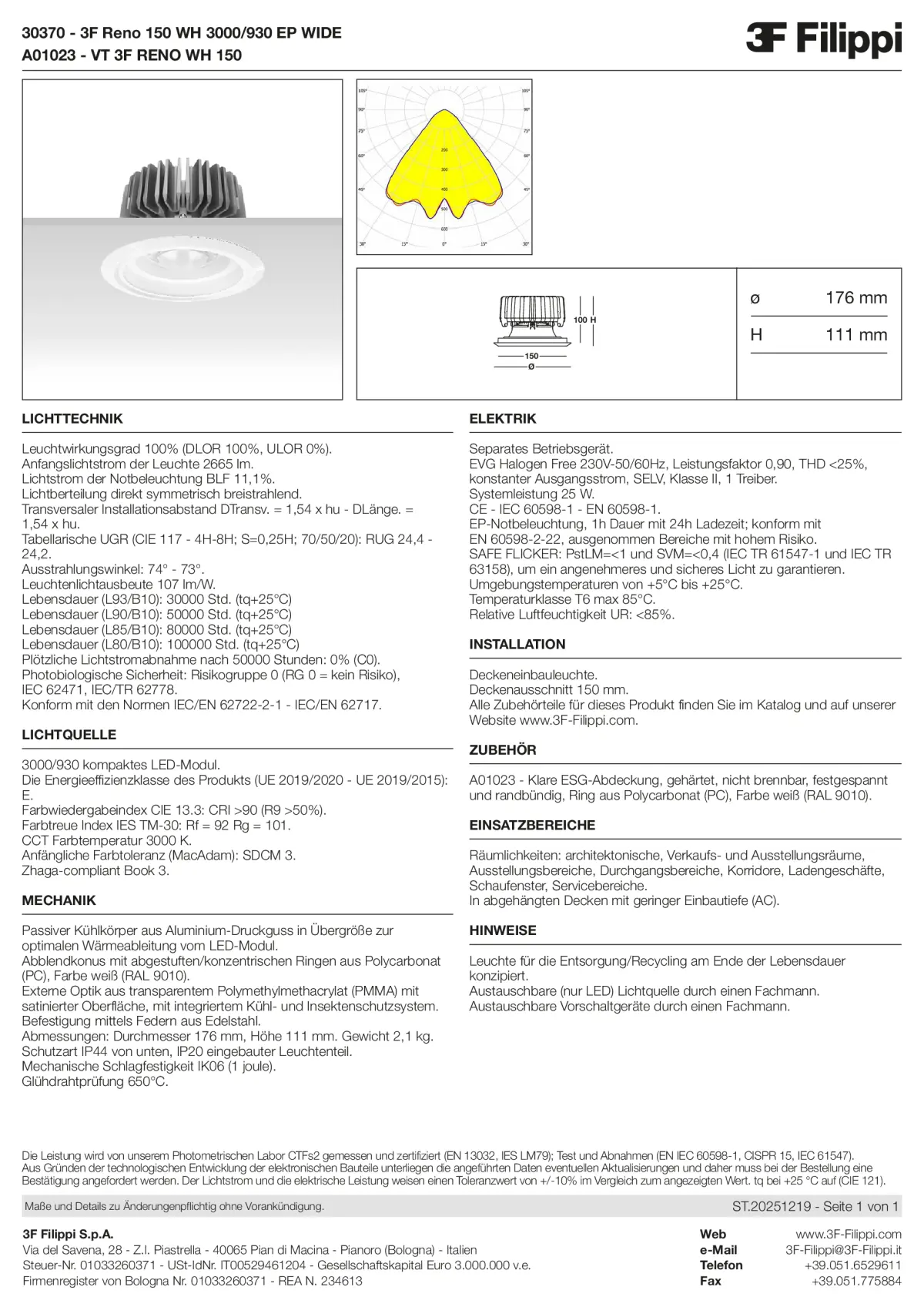 30370+A01023 - 3F Reno 150 WH 3000-930 EP WIDE + VT WH - Datasheet - de