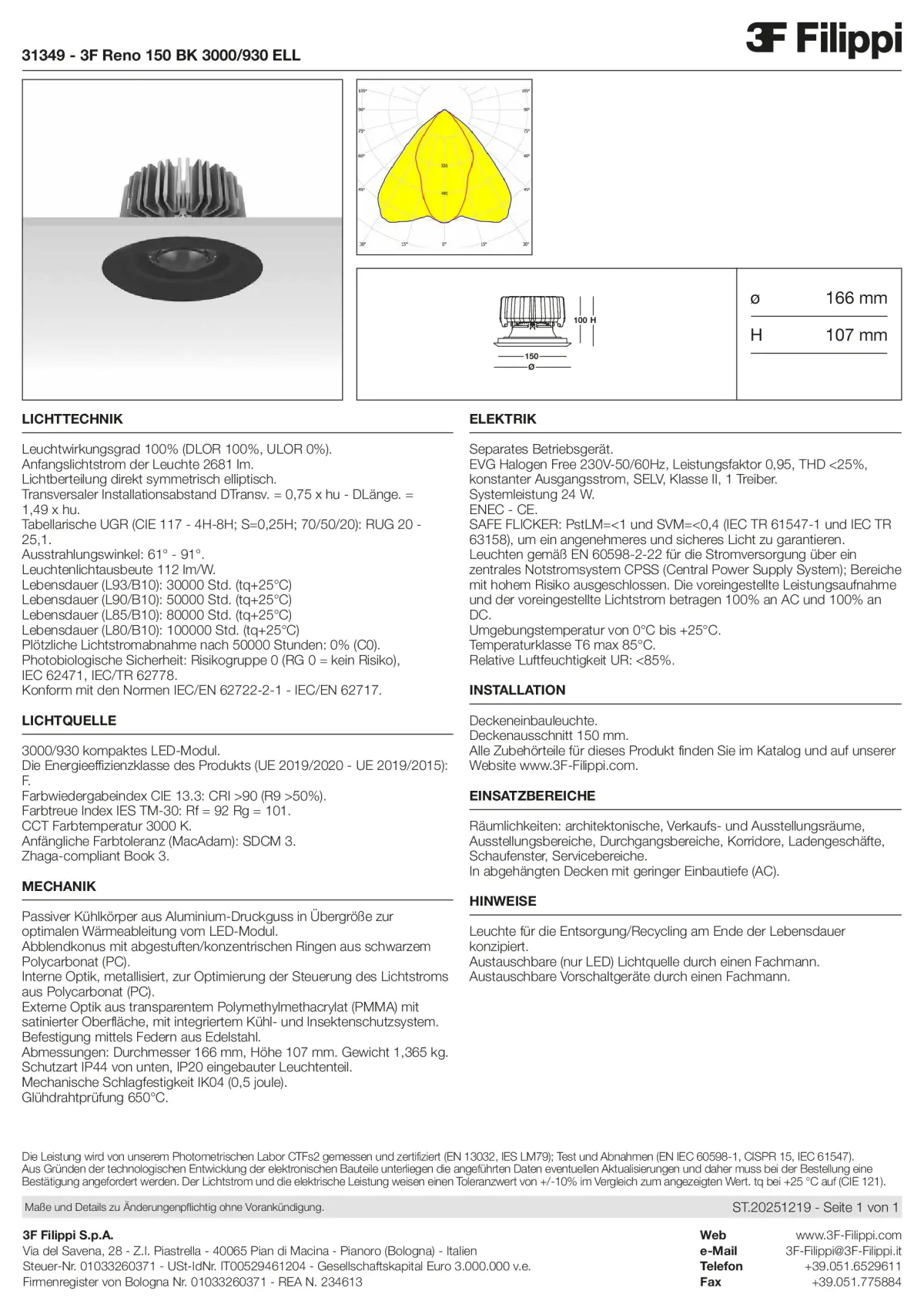 31349 - 3F Reno 150 BK 3000-930 ELL - Datasheet - de