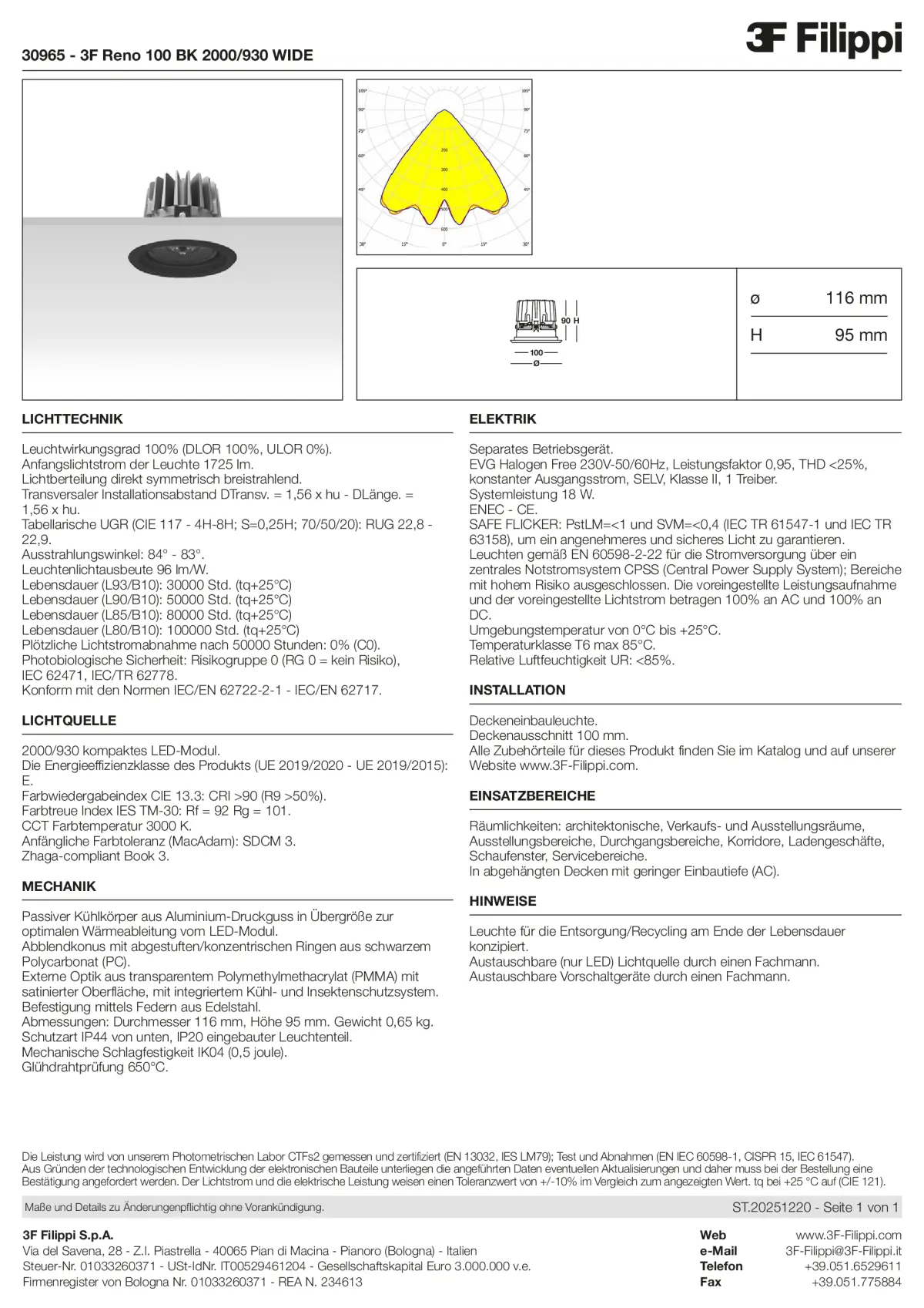 30965 - 3F Reno 100 BK 2000-930 WIDE - Datasheet - de