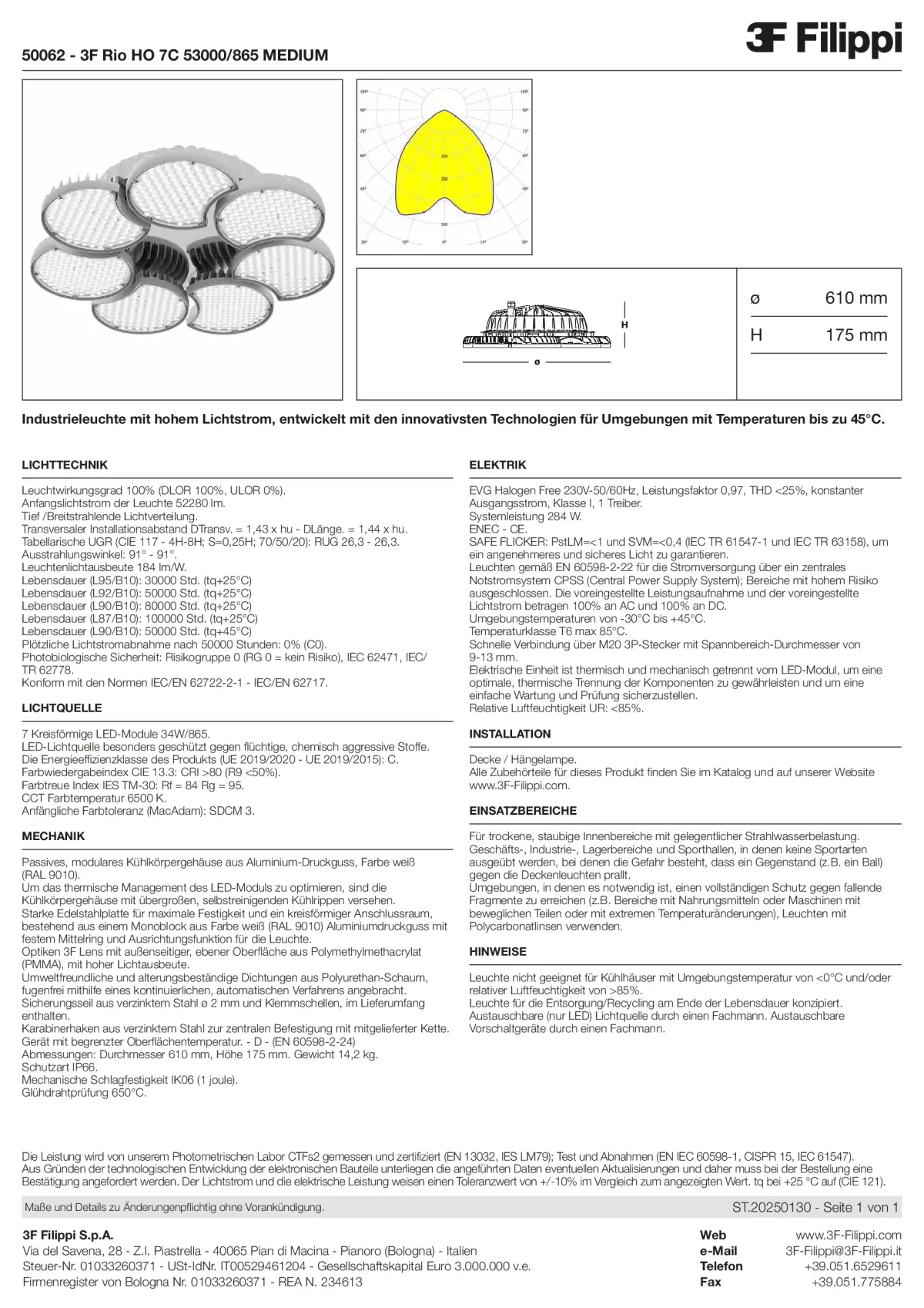 50062 - 3F Rio HO 7C 53000-865 MEDIUM - Datasheet - de