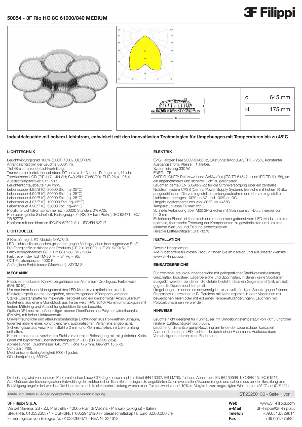 50054 - 3F Rio HO 8C 61000-840 MEDIUM - Datasheet - de