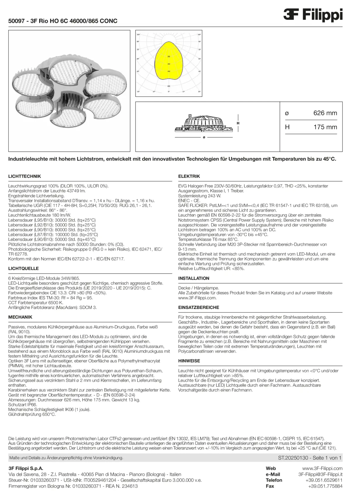 50097 - 3F Rio HO 6C 46000-865 CONC - Datasheet - de