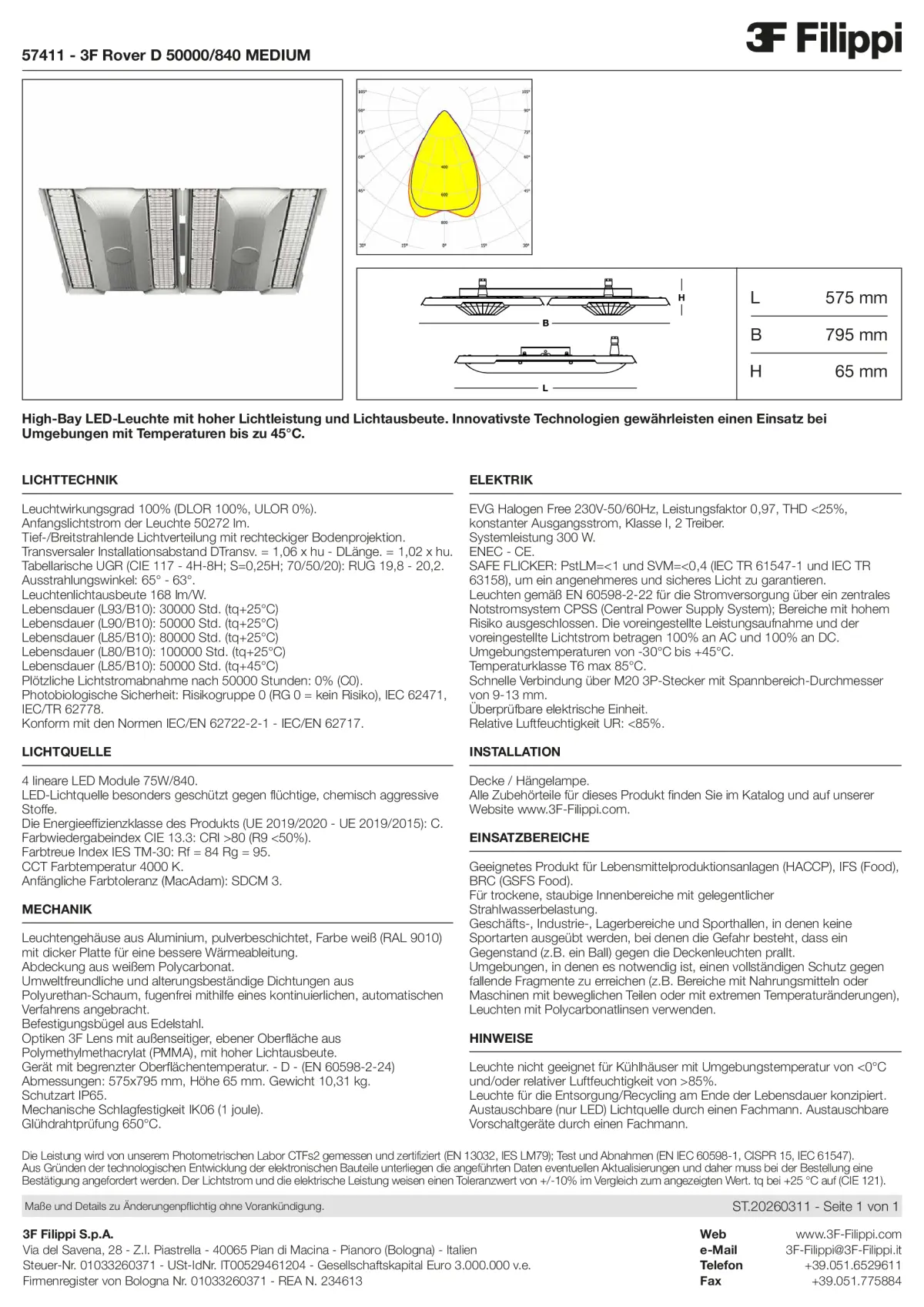 57411 - 3F Rover D 50000-840 MEDIUM - Datasheet - de