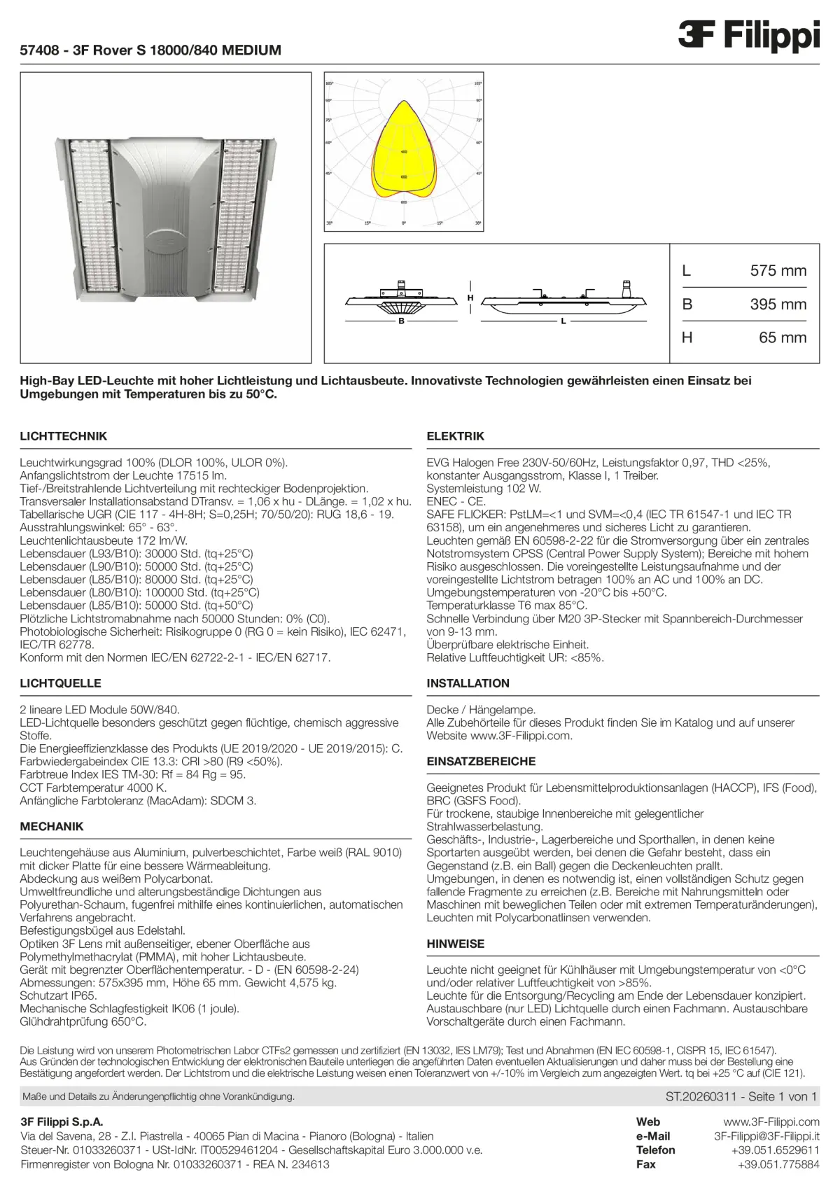 57408 - 3F Rover S 18000-840 MEDIUM - Datasheet - de