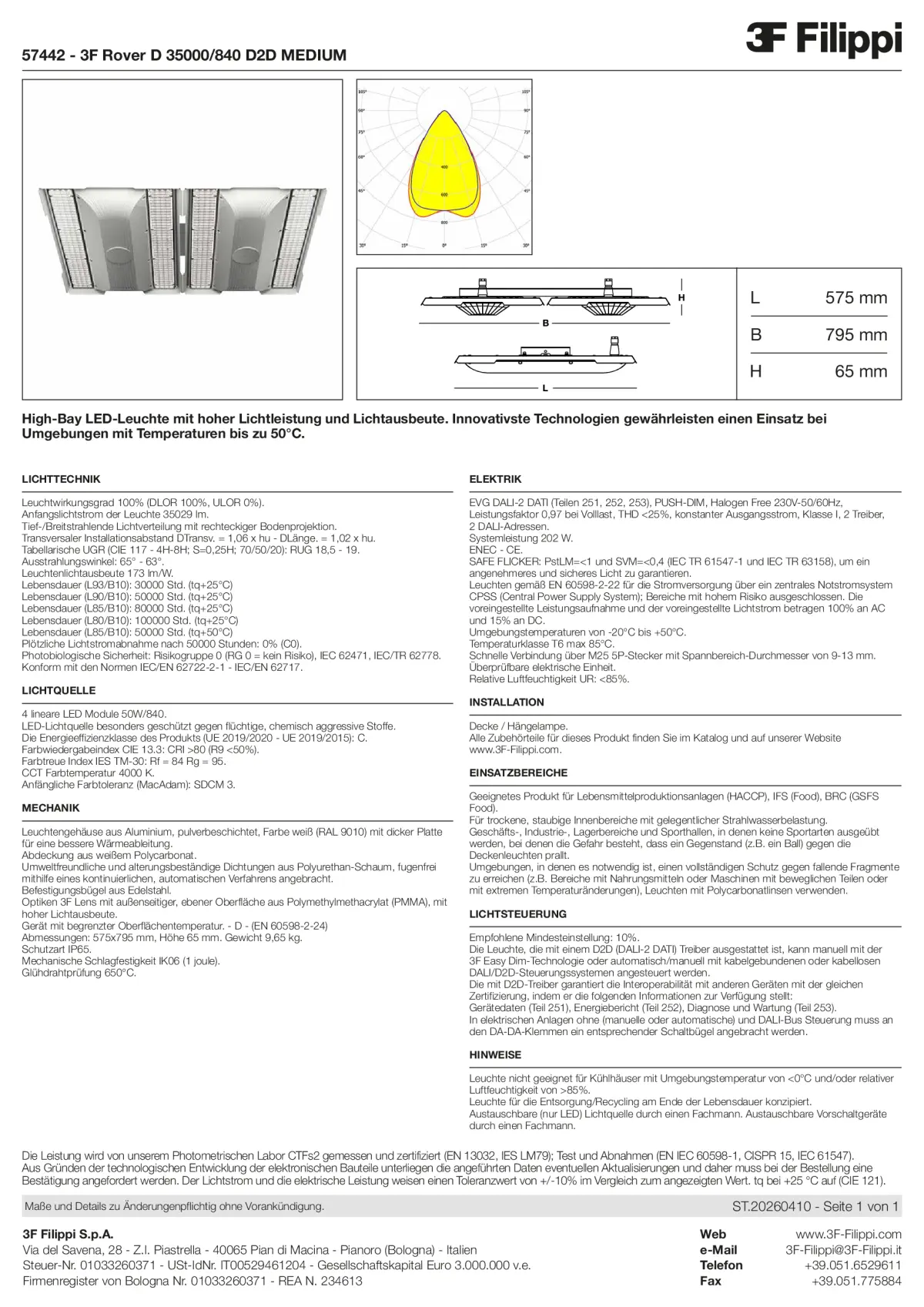 57442 - 3F Rover D 35000-840 D2D MEDIUM - Datasheet - de