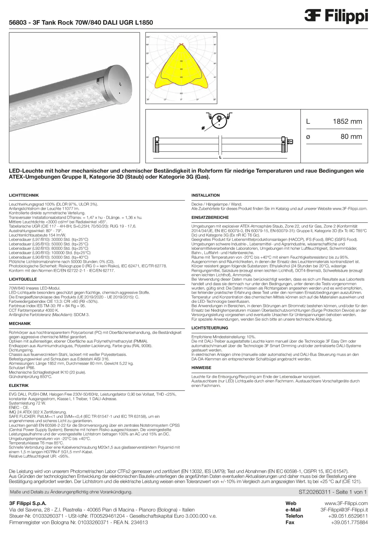 56803 - 3F Tank Rock 70W-840 DALI UGR L1850 - Datasheet - de