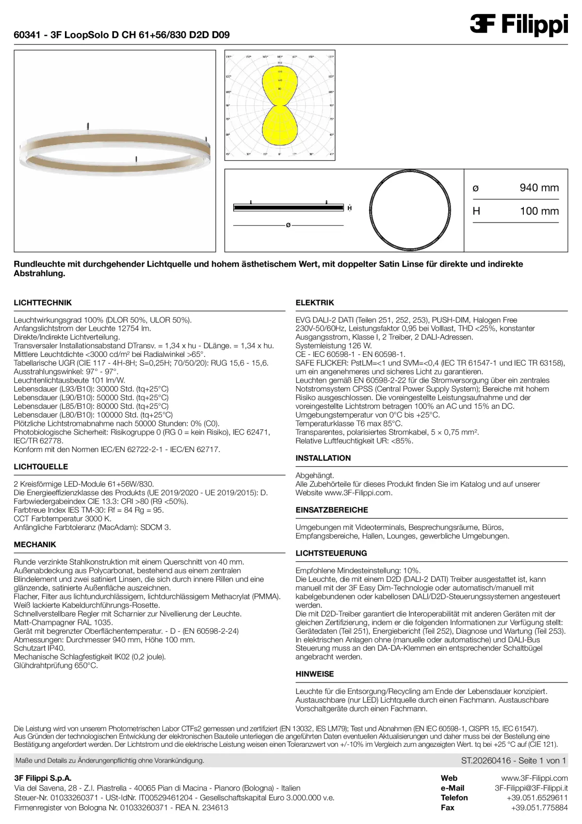 60341 - 3F LoopSolo D CH 61+56-830 D2D D09 - Datasheet - de