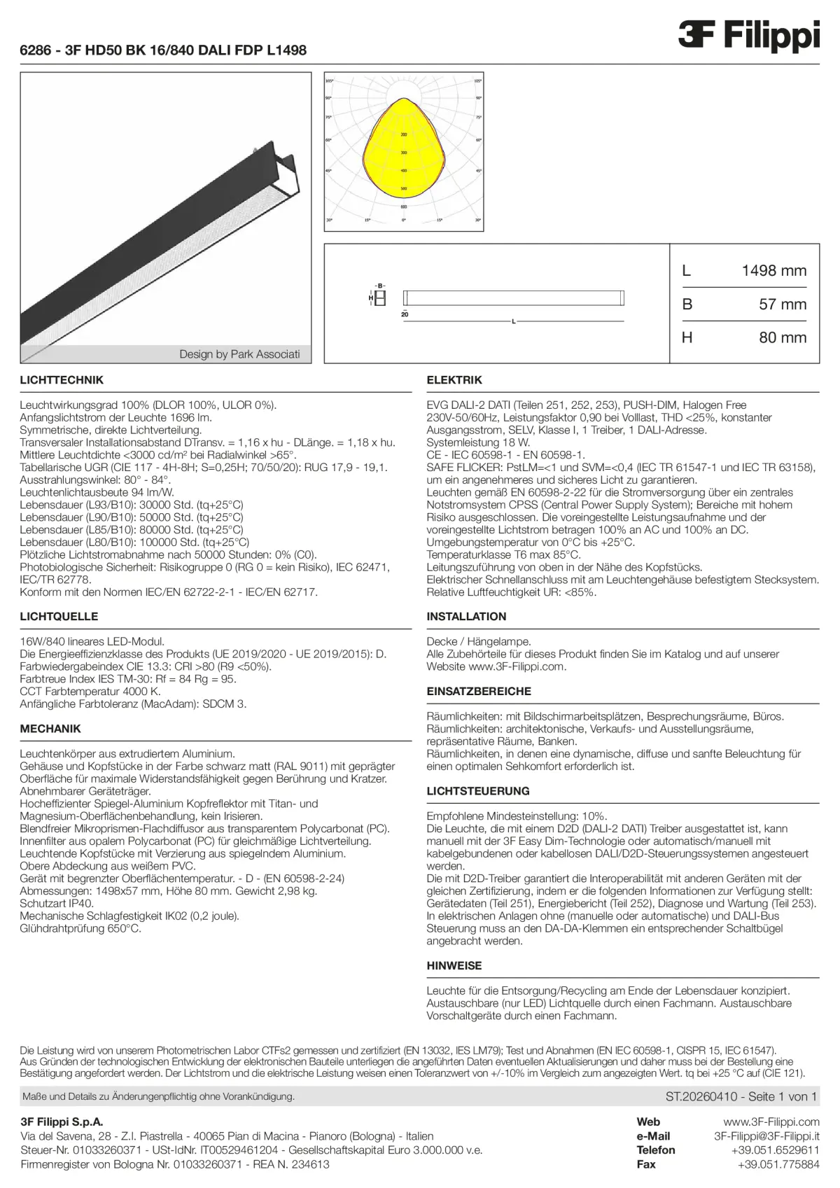 6286 - 3F HD50 BK 16-840 DALI FDP L1498 - Datasheet - de