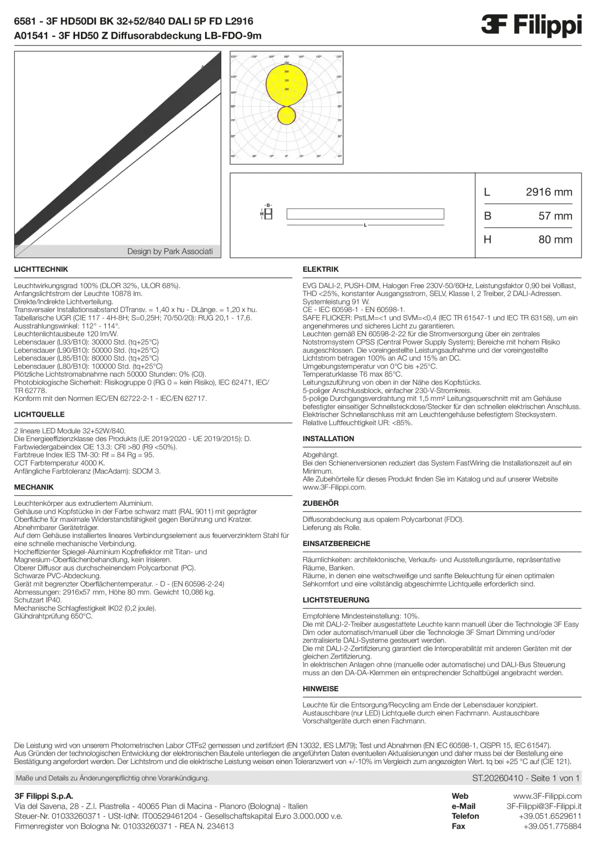 6581+A01541 - 3F HD50DI BK 32+52-840 DALI 5P FD L2916 + FDO - Datasheet - de