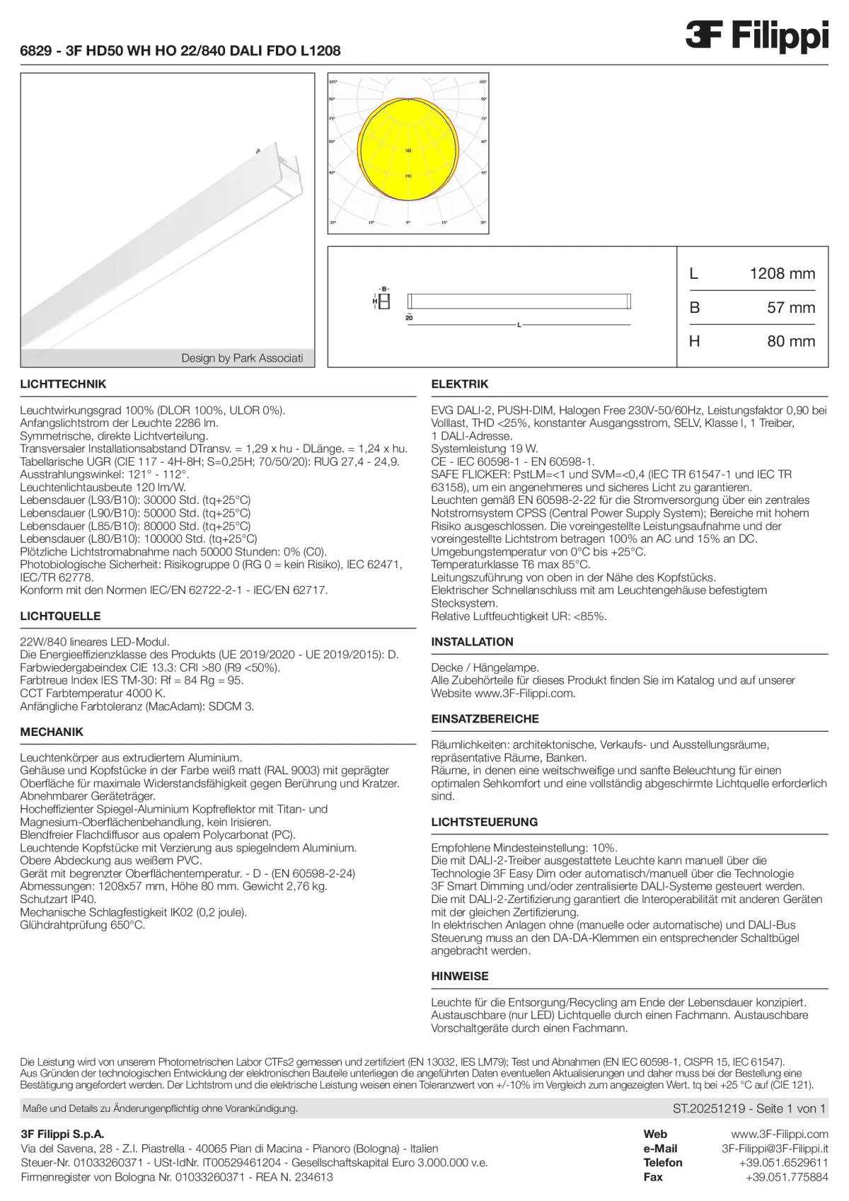 6829 - 3F HD50 WH HO 22-840 DALI FDO L1208 - Datasheet - de