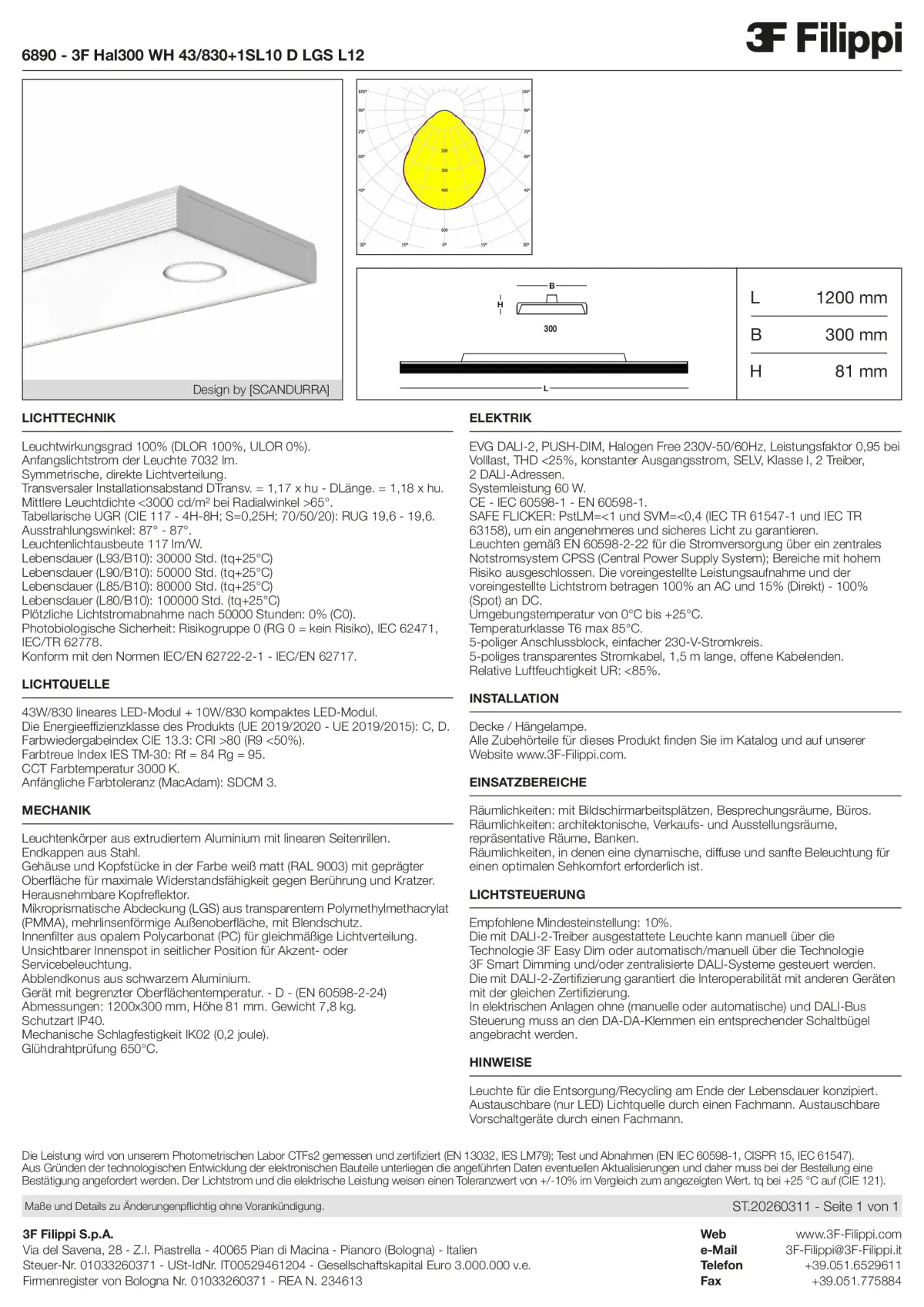 6890 - 3F Hal300 WH 43-830+1SL10 D LGS L12 - Datasheet - de