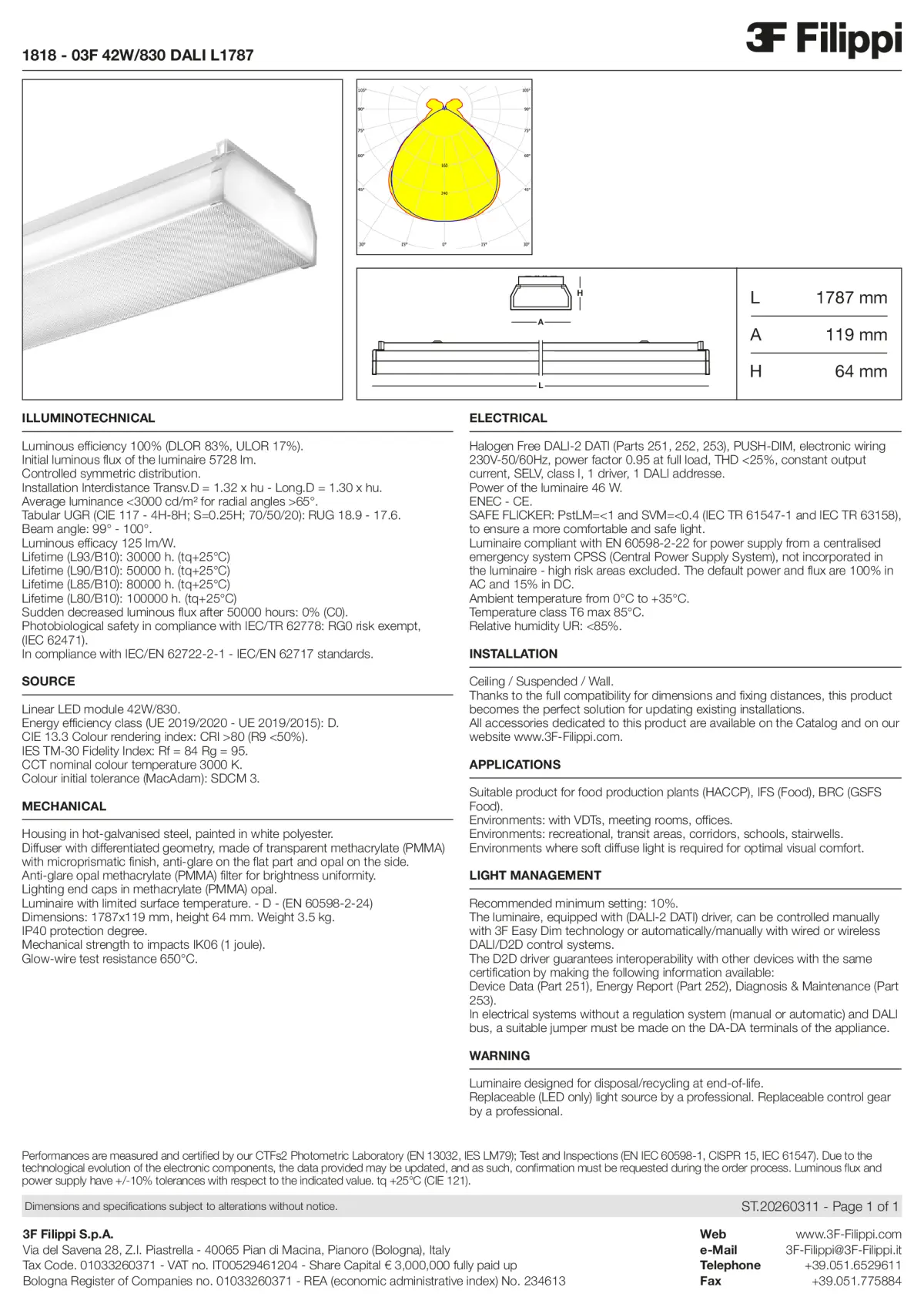 1818 - 03F 42W-830 DALI L1787 - Datasheet - en
