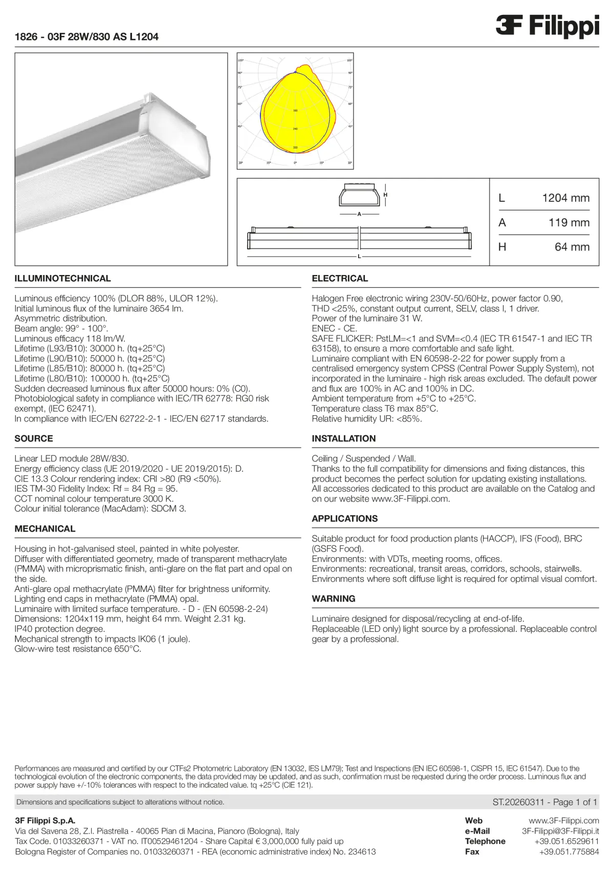 1826 - 03F 28W-830 AS L1204 - Datasheet - en