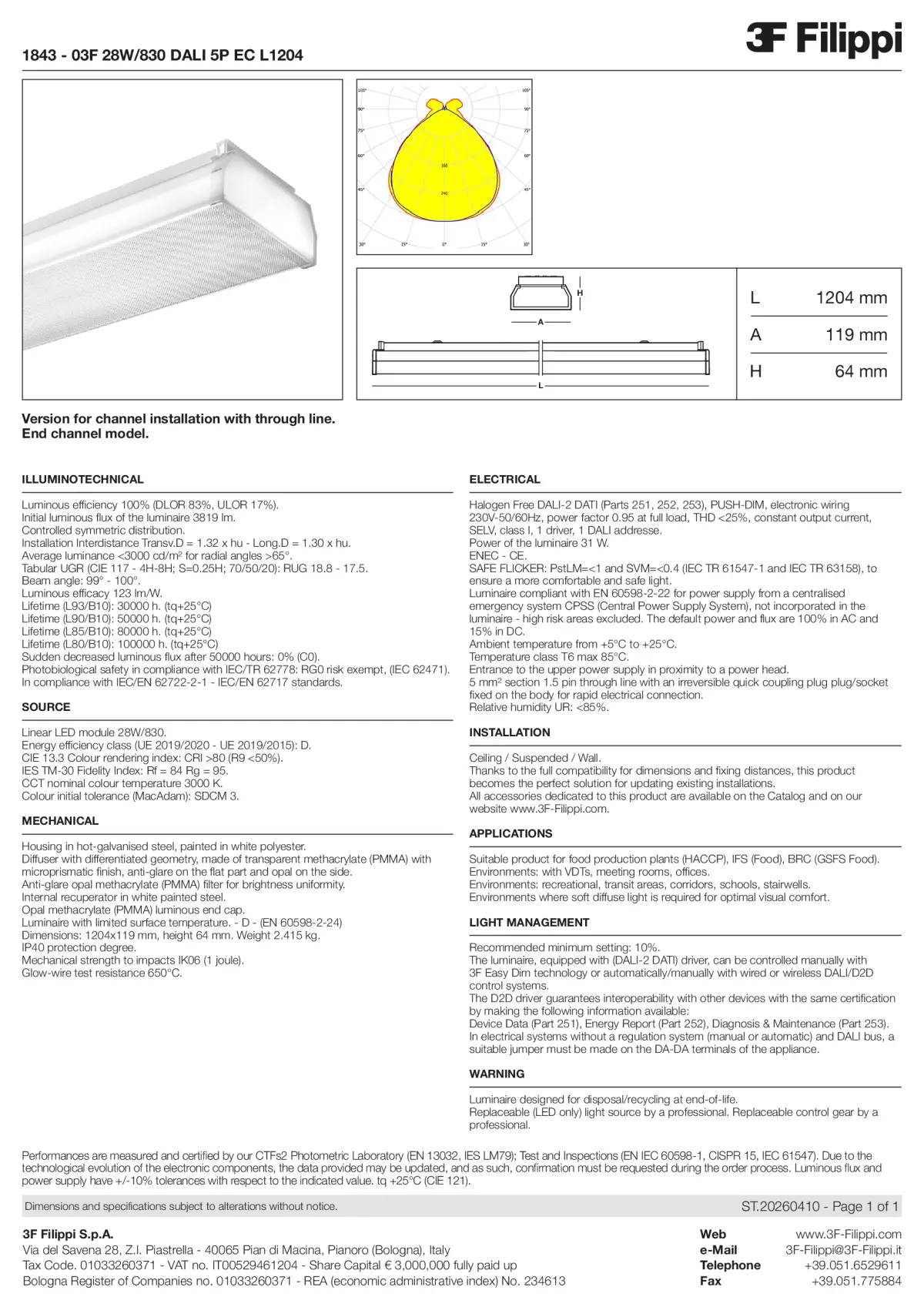 1843 - 03F 28W-830 DALI 5P EC L1204 - Datasheet - en