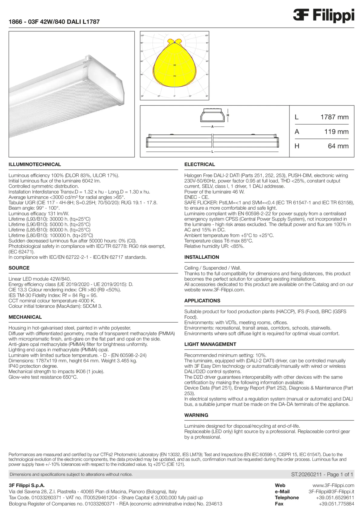1866 - 03F 42W-840 DALI L1787 - Datasheet - en