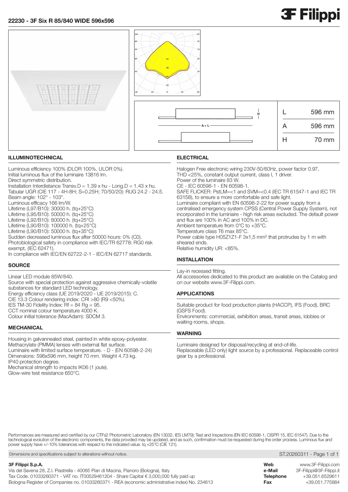 22230 - 3F Six R 85-840 WIDE 596x596 - Datasheet - en