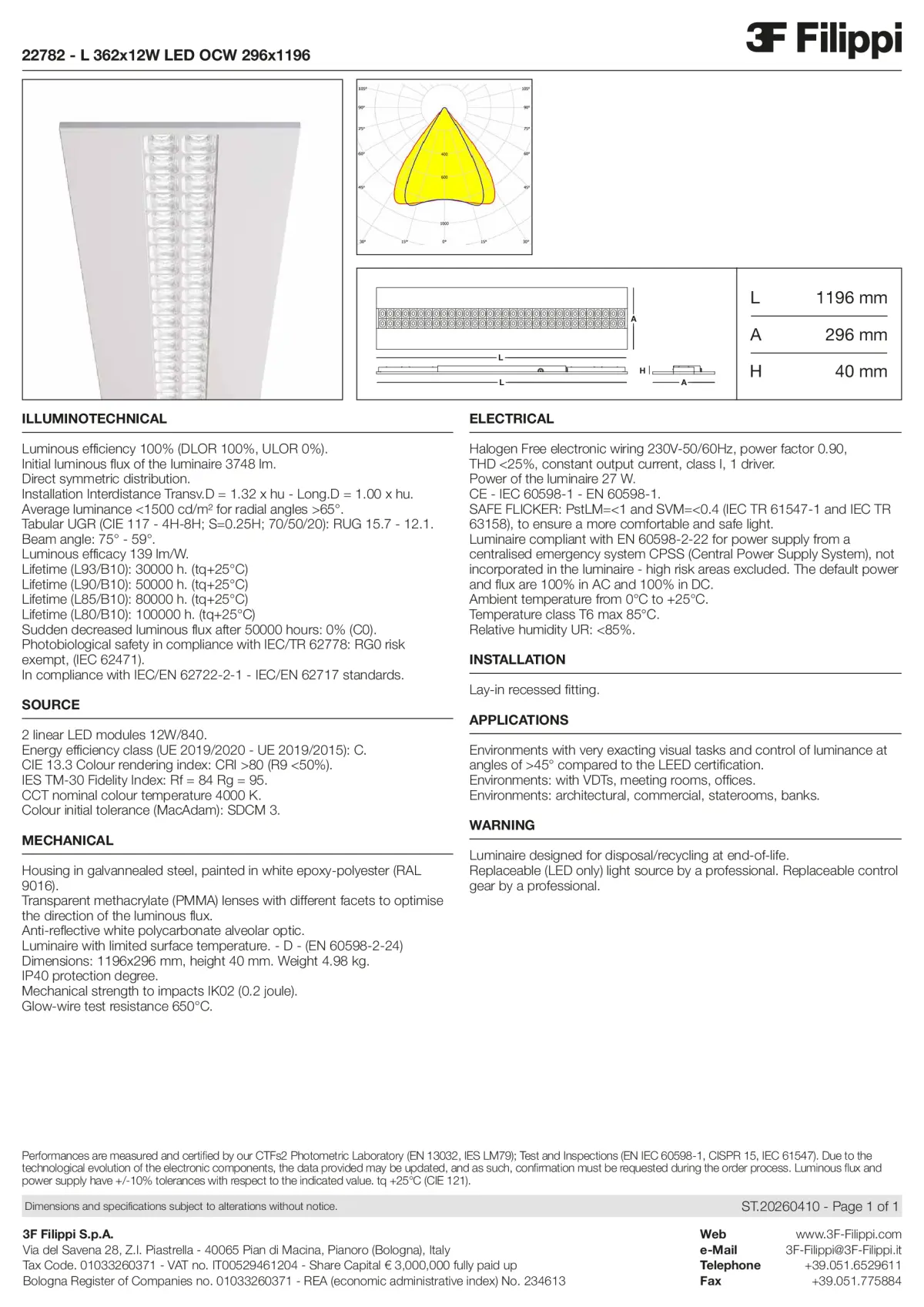 22782 - L 362x12W LED OCW 296x1196 - Datasheet - en