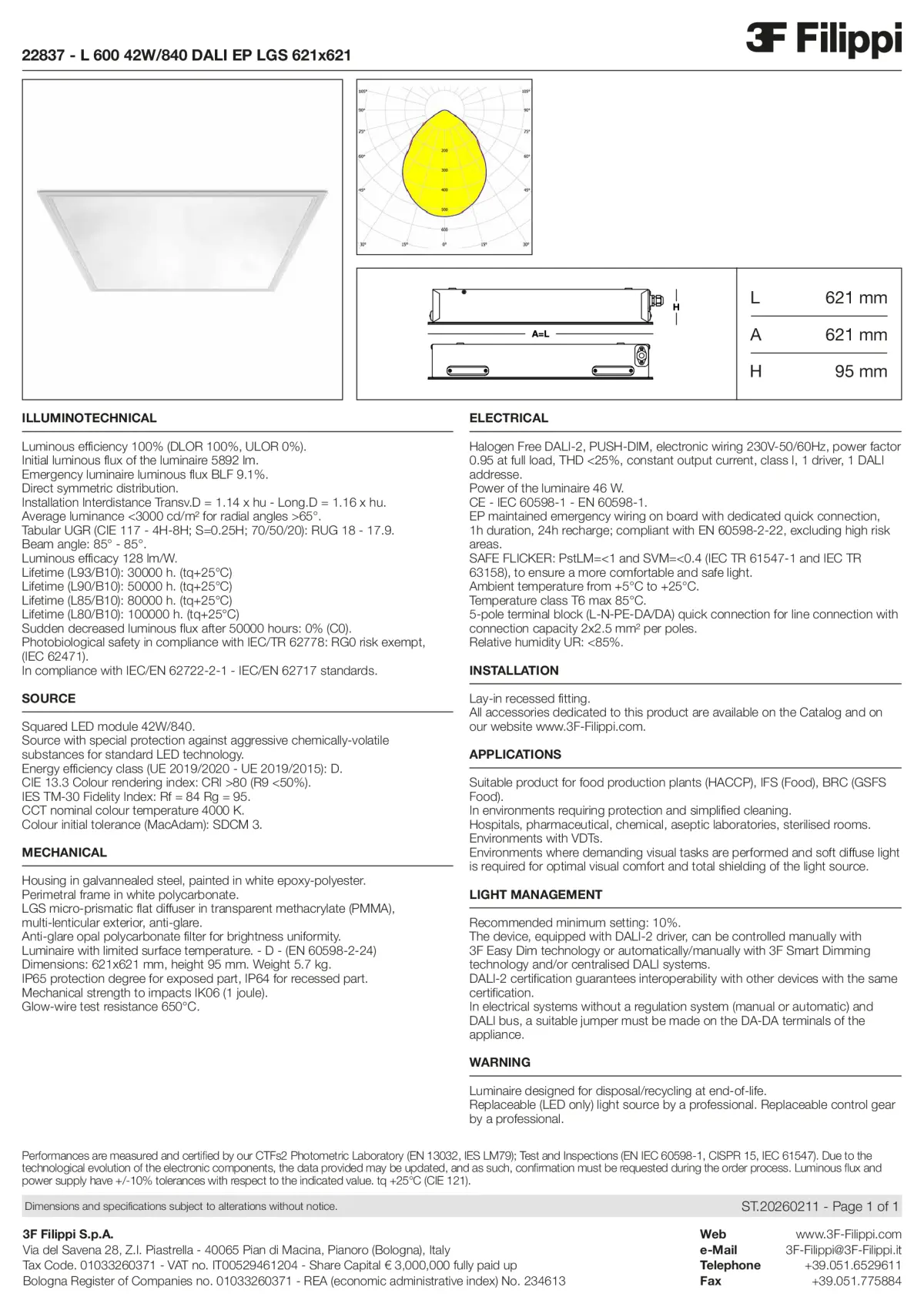 22837 - L 600 42W-840 DALI EP LGS 621x621 - Datasheet - en