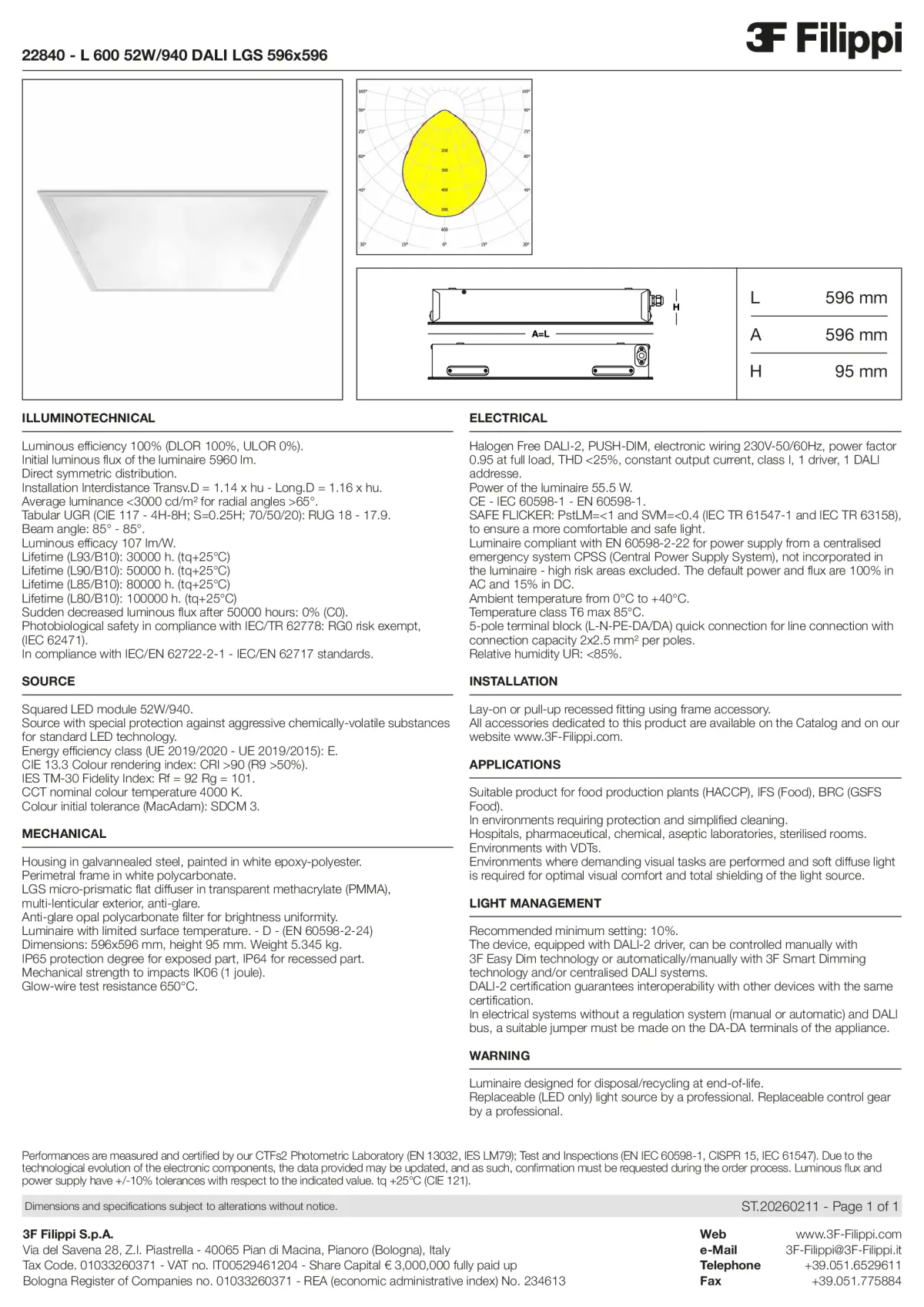 22840 - L 600 52W-940 DALI LGS 596x596 - Datasheet - en