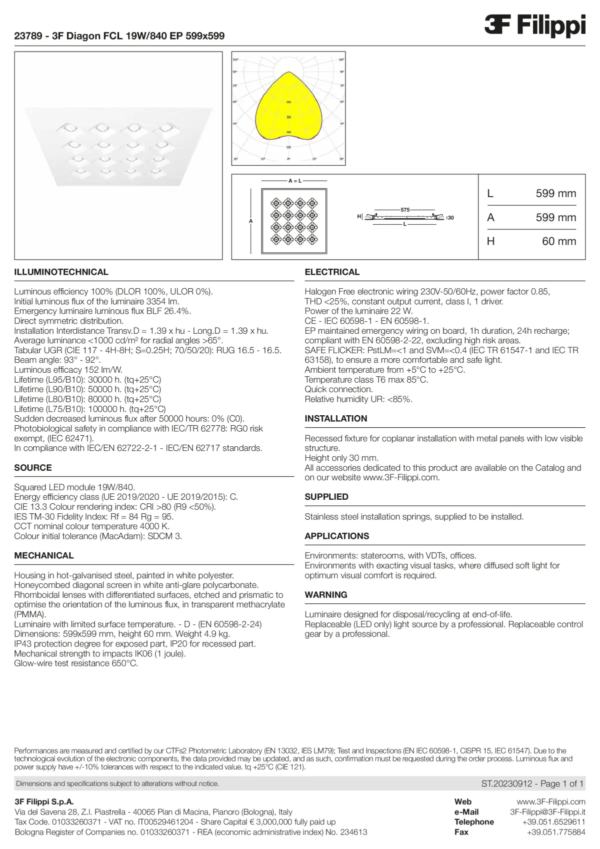 23789 - 3F Diagon FCL 19W-840 EP 599x599 - Datasheet - en