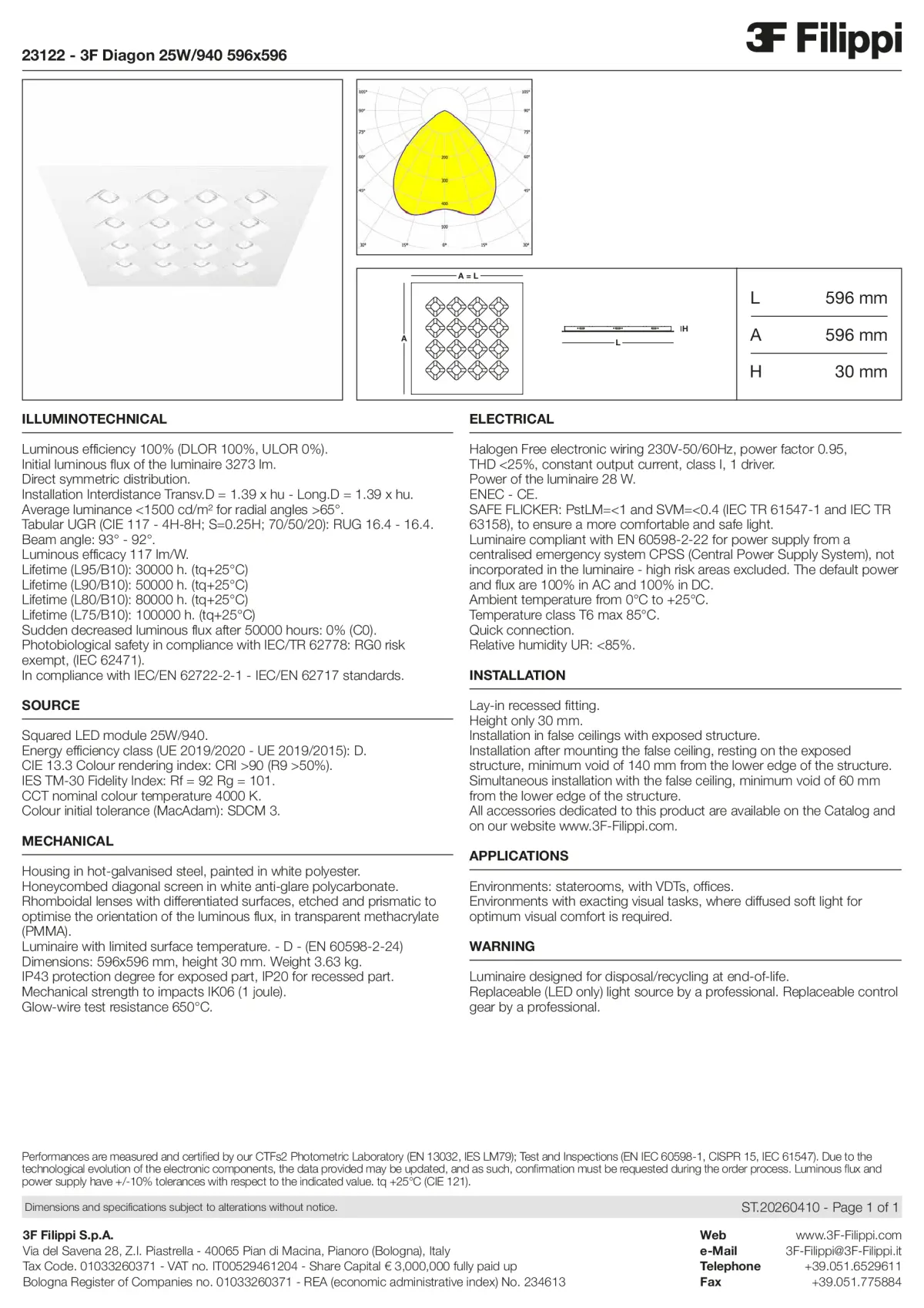 23122 - 3F Diagon 25W-940 596x596 - Datasheet - en