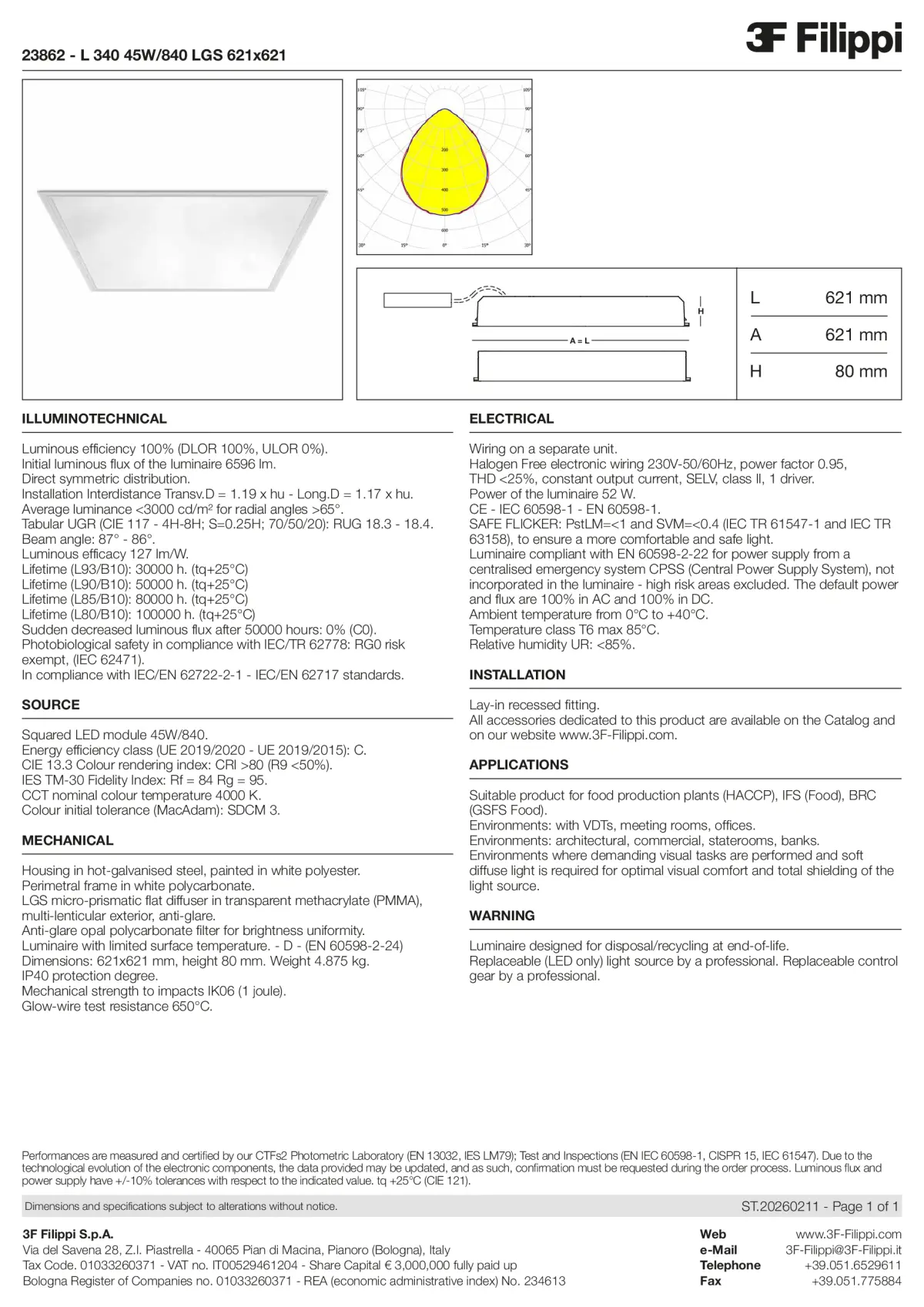 23862 - L 340 45W-840 LGS 621x621 - Datasheet - en