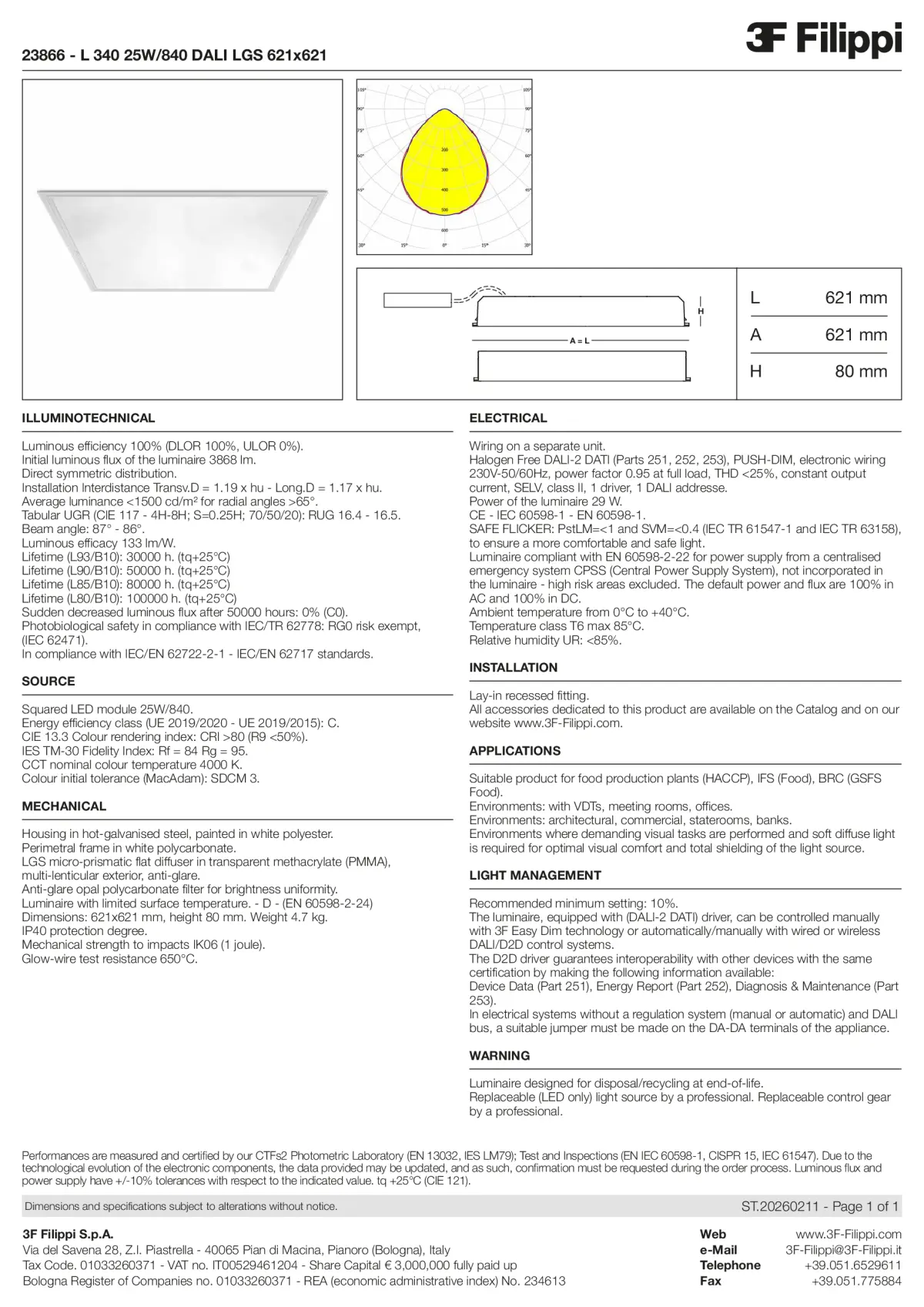 23866 - L 340 25W-840 DALI LGS 621x621 - Datasheet - en
