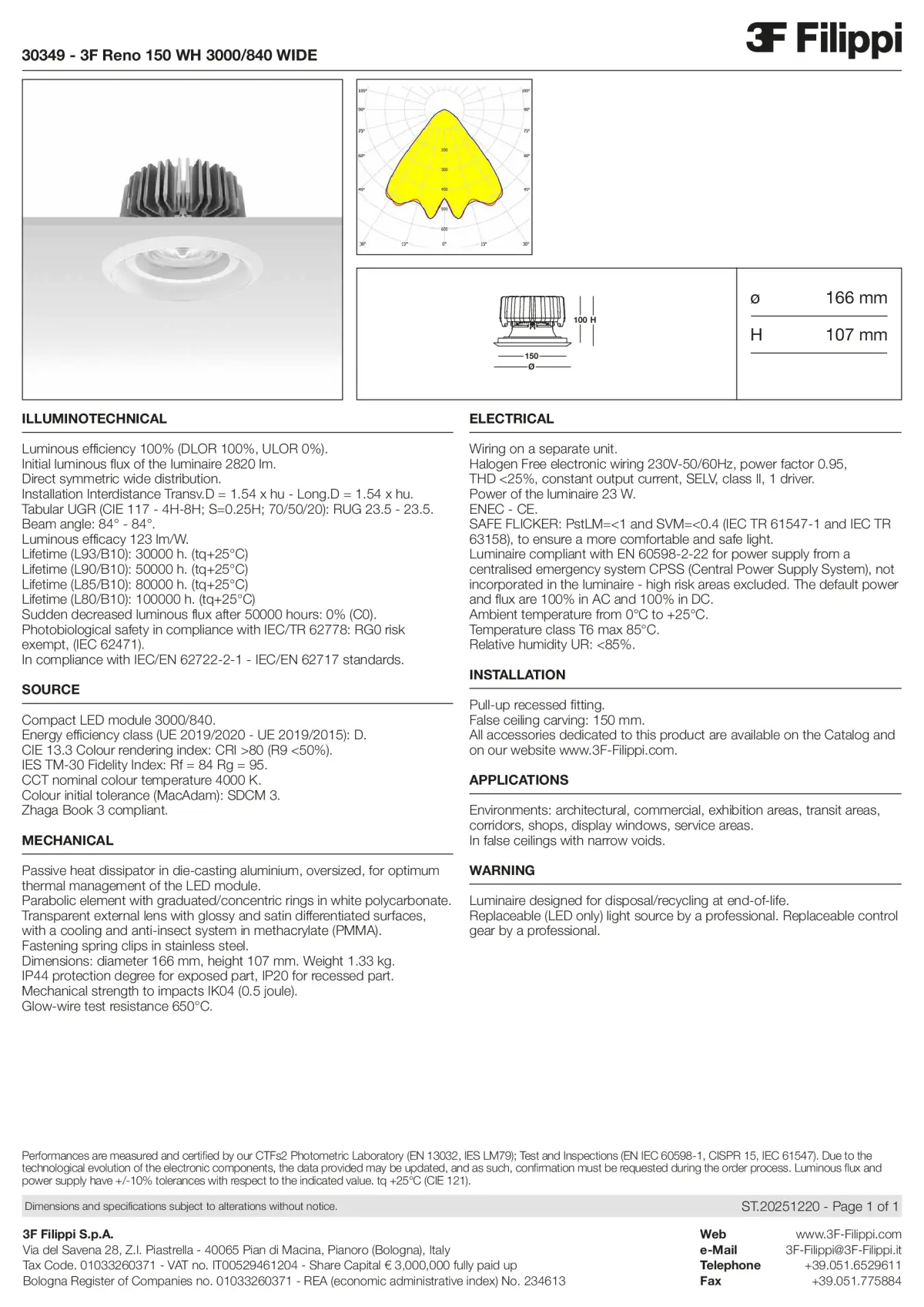 30349 - 3F Reno 150 WH 3000-840 WIDE - Datasheet - en