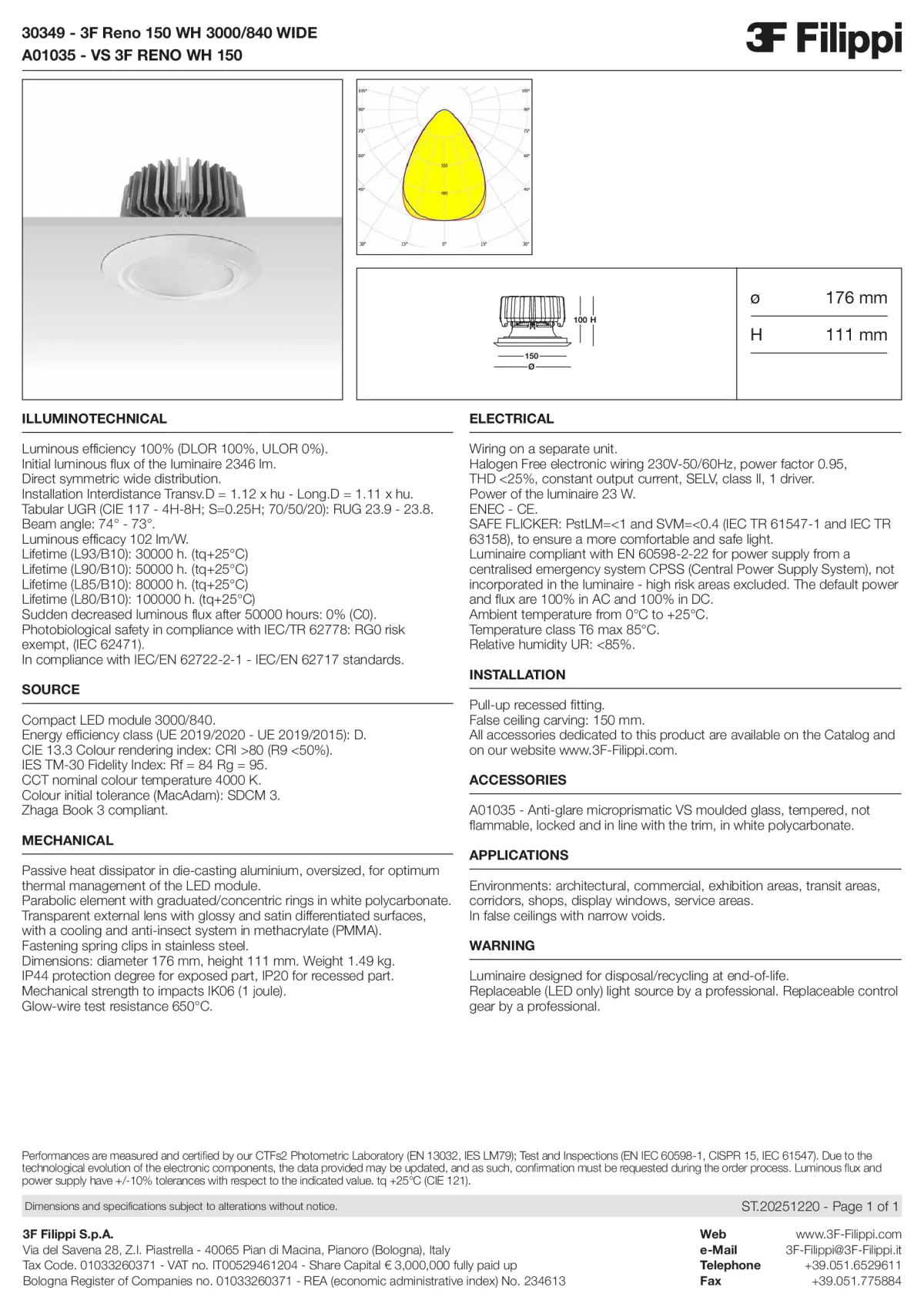 30349+A01035 - 3F Reno 150 WH 3000-840 WIDE + VS WH - Datasheet - en
